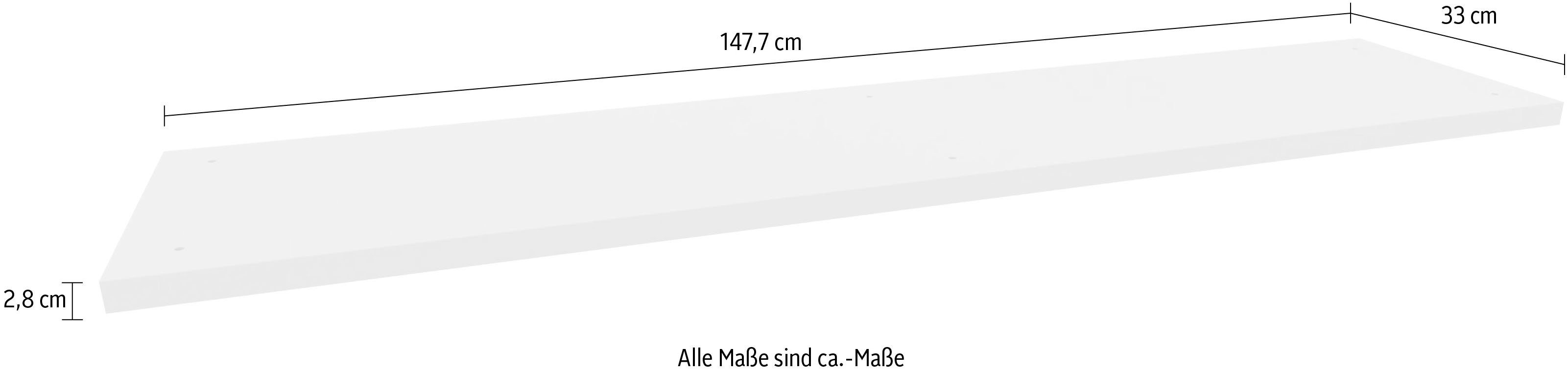 Müller SMALL LIVING weiß Sockel Möbelfuß VERTIKO WIDE