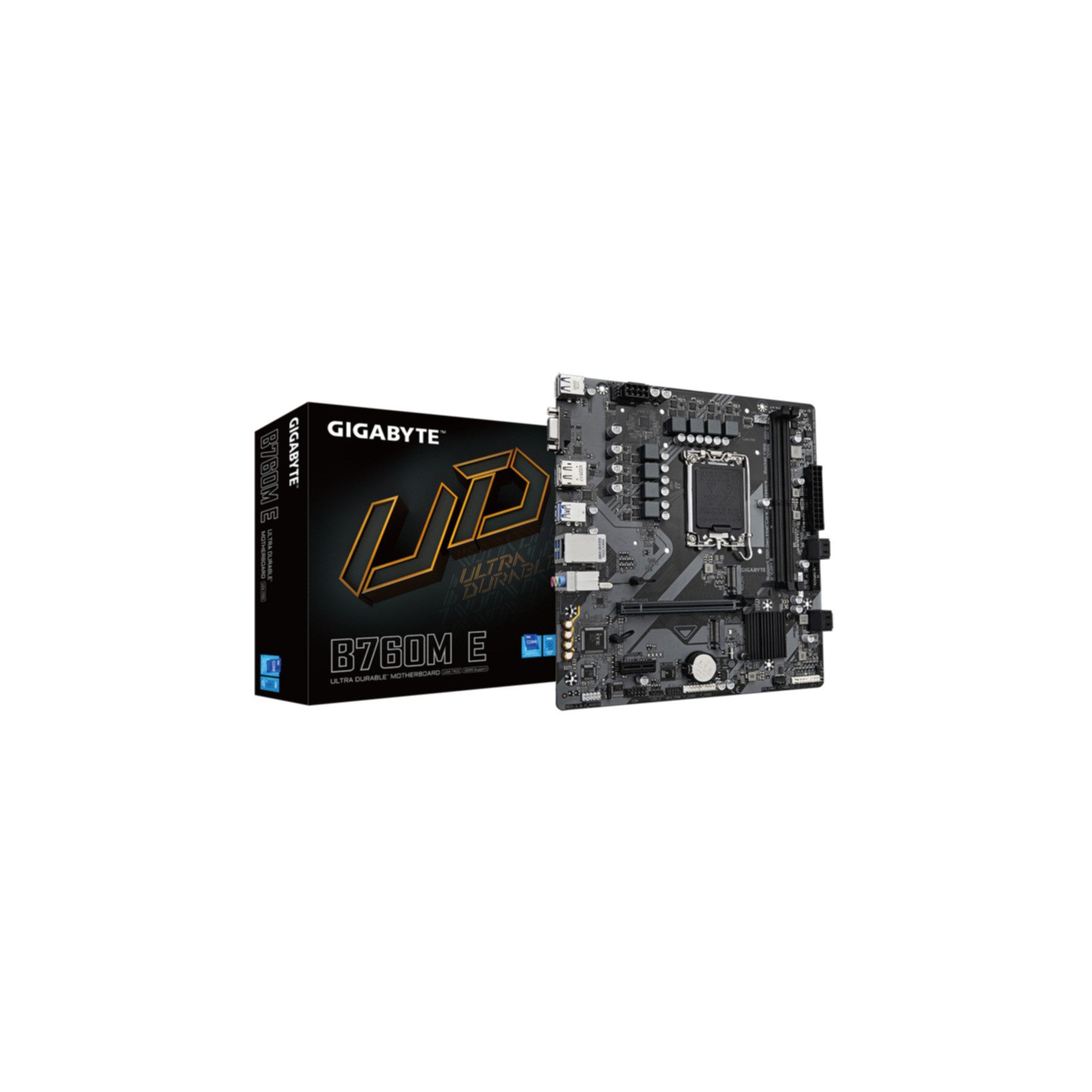 Gigabyte B760M E Mainboard – Unterstützt Intel Core Prozessoren der 14. Generat Mainboard