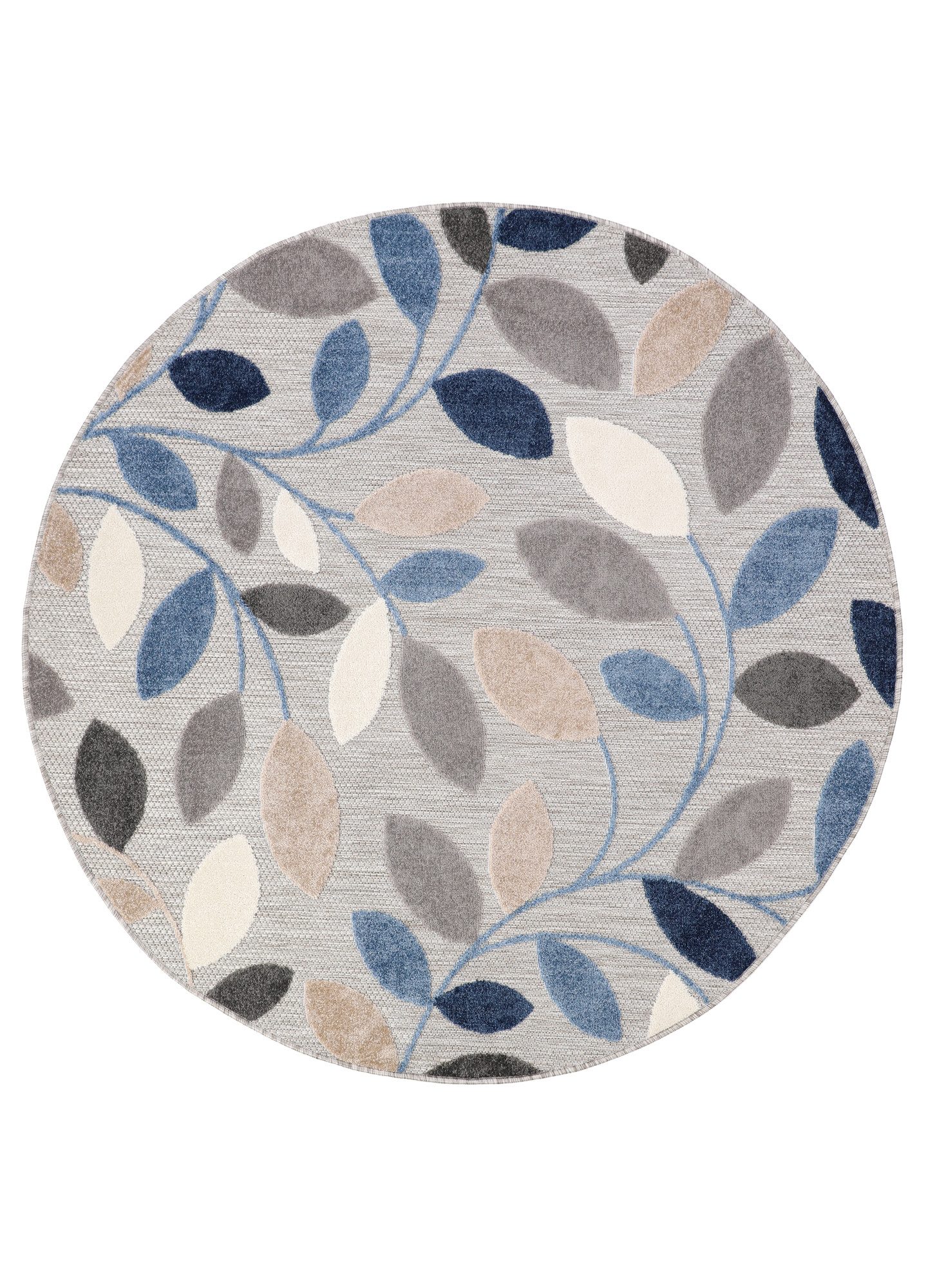 Tapiso Outdoorteppich PATIO, rund, Höhe: 6 mm, Indoor, Outdoor, Wohnzimmer, günstig online kaufen