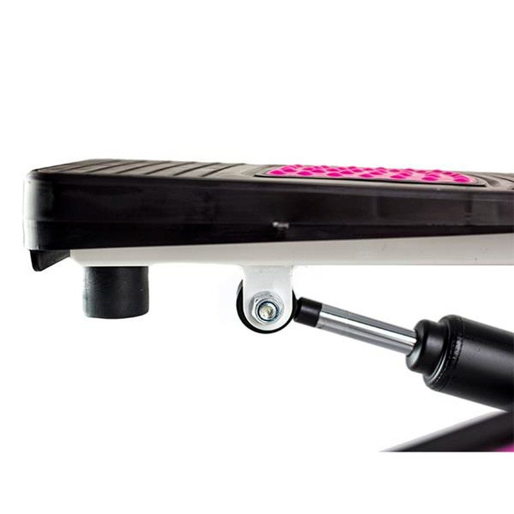 HMS Mini-Stepper Stepper Side-Stepper Heimtraining (Spar-Set, Trainingscomputer), Breite, rutschfeste Trittflächen sorgen für sicheren Stand