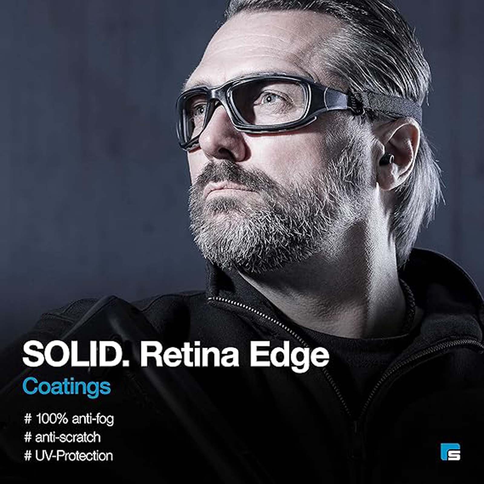 HAC24 Arbeitsschutzbrille Schutzbrille Sicherheitsbrille Taktische Schiessbrille Brille, (1St), inkl. Gummiband Schwarz für Männer und Frauen – Bild 5 von 5