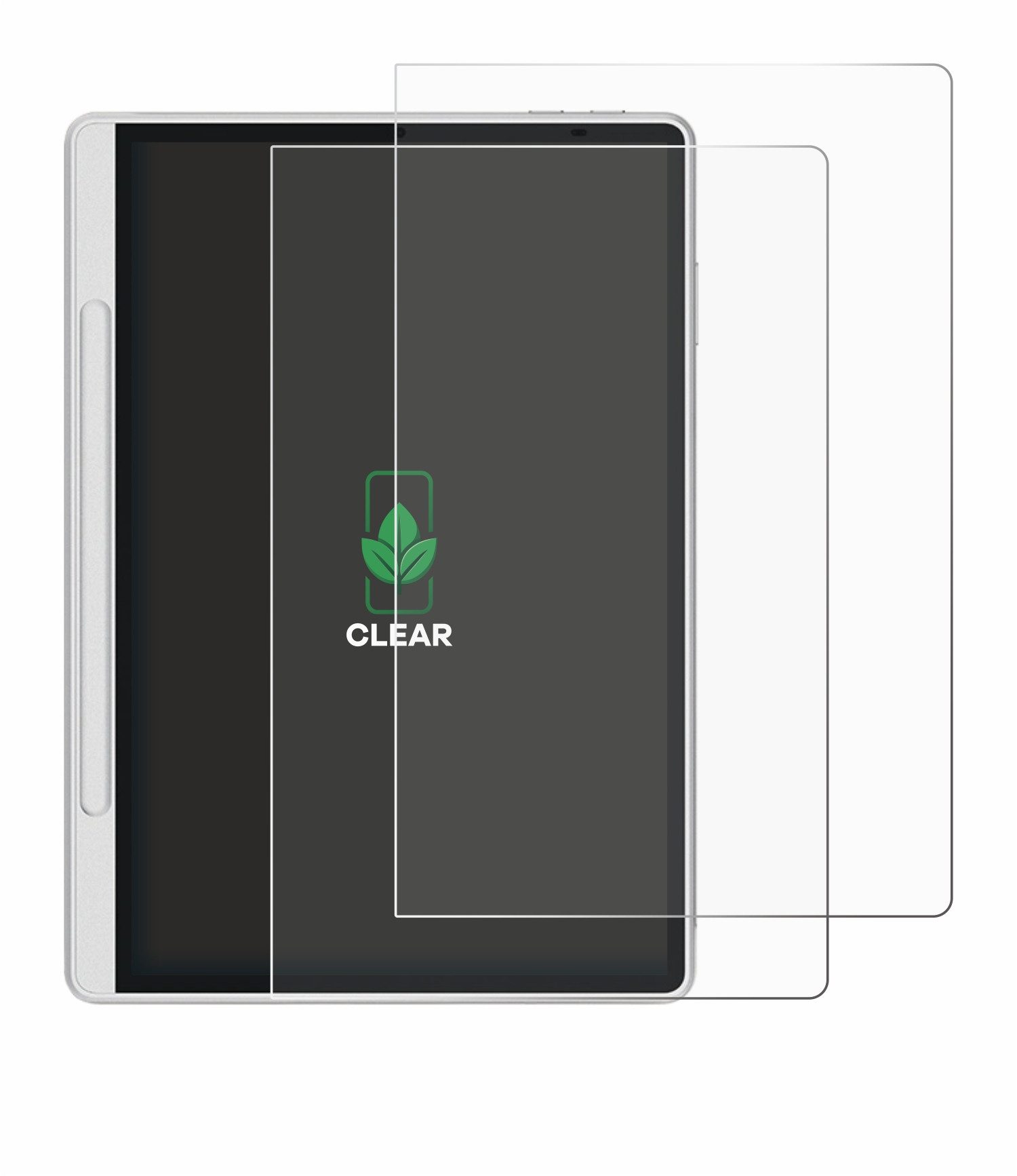 ScreenLeaf Displayschutzfolie Schutzfolie für XP-Pen Magic Note Pad, 2 Stück, Displayschutz Schutz Folie Klar Transparent