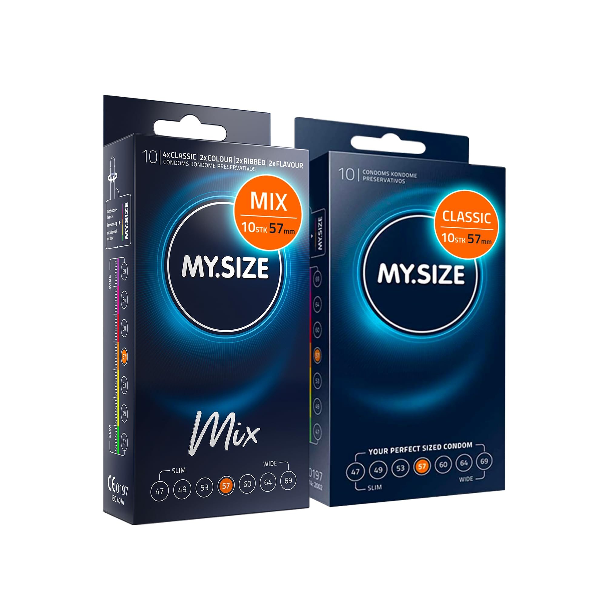 MY.SIZE Kondome MY.SIZE Mix Set, Mix-Set verschiedener Sorten
