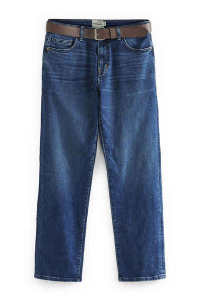 Next Relax-fit-Jeans Jeans mit Gürtel (2-tlg)