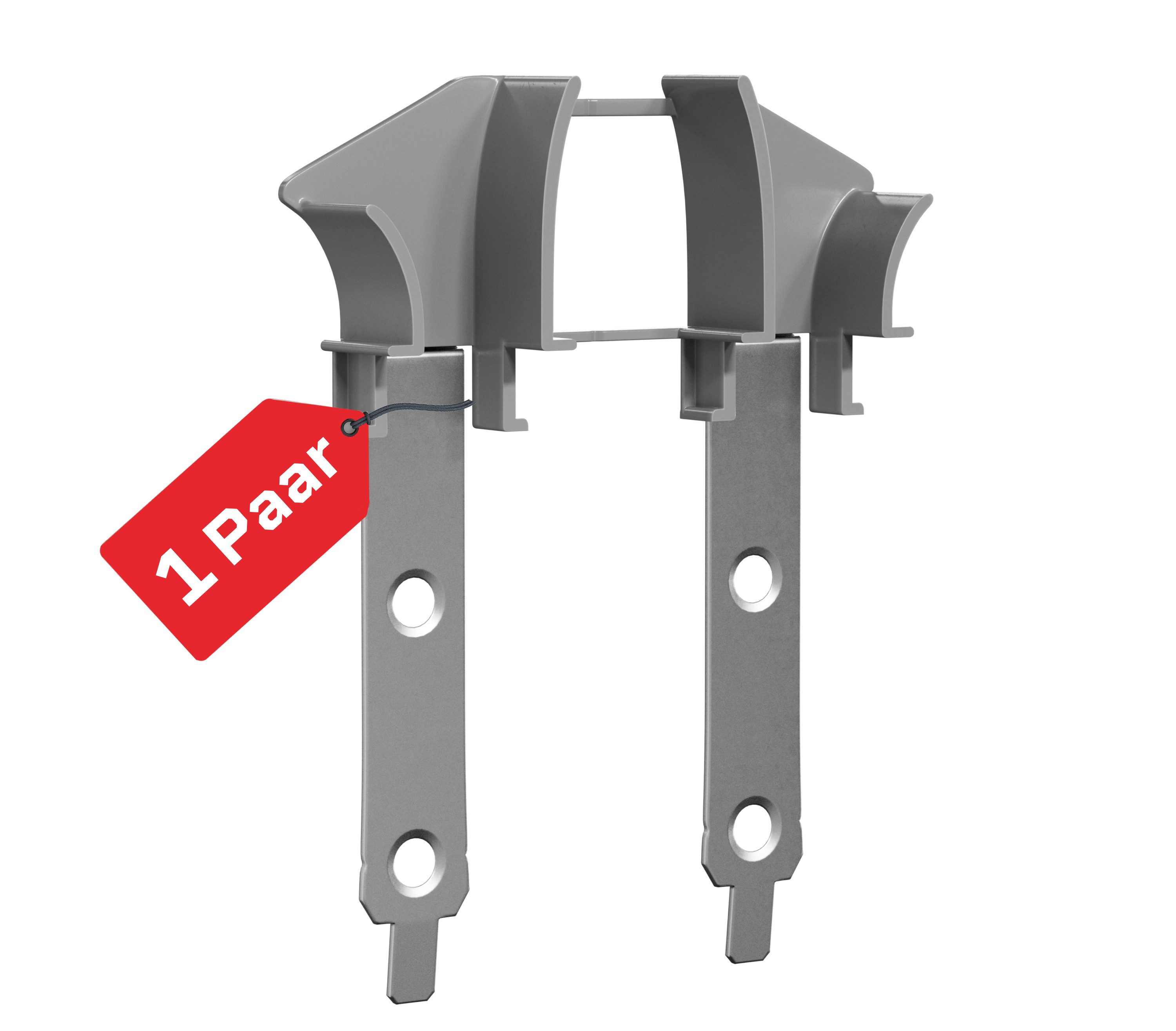 BAUHELD Rollladenprofil Einlauftrichter Rollladen Universal, Optimale Rolladenführung, 2-tlg., An jeder Führungsschiene einsetzbar, gleichmäßiger Lauf