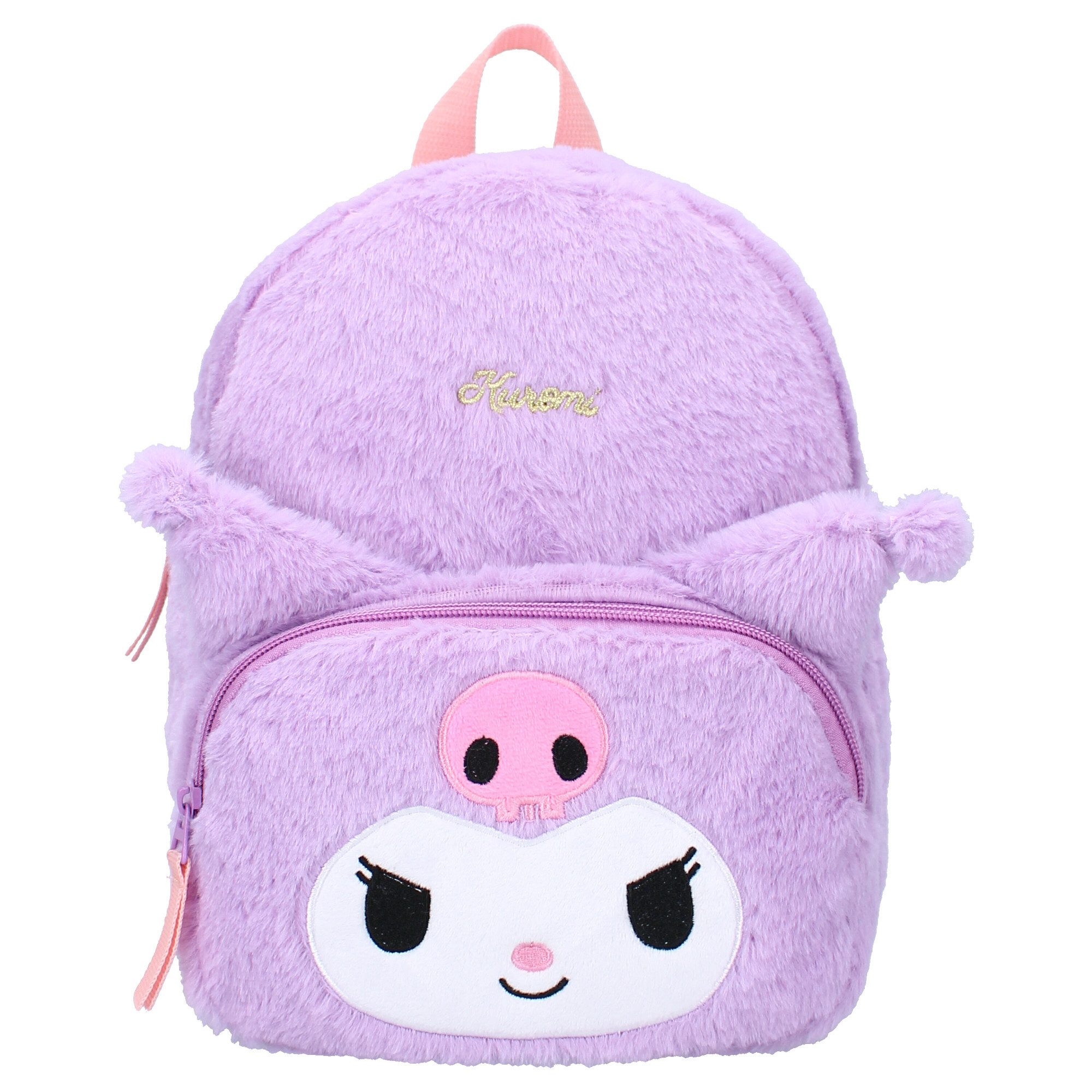 Vadobag Kinderrucksack Kuromi Fluffy Festival – Plüschrucksack für Alltag & Freizeit
