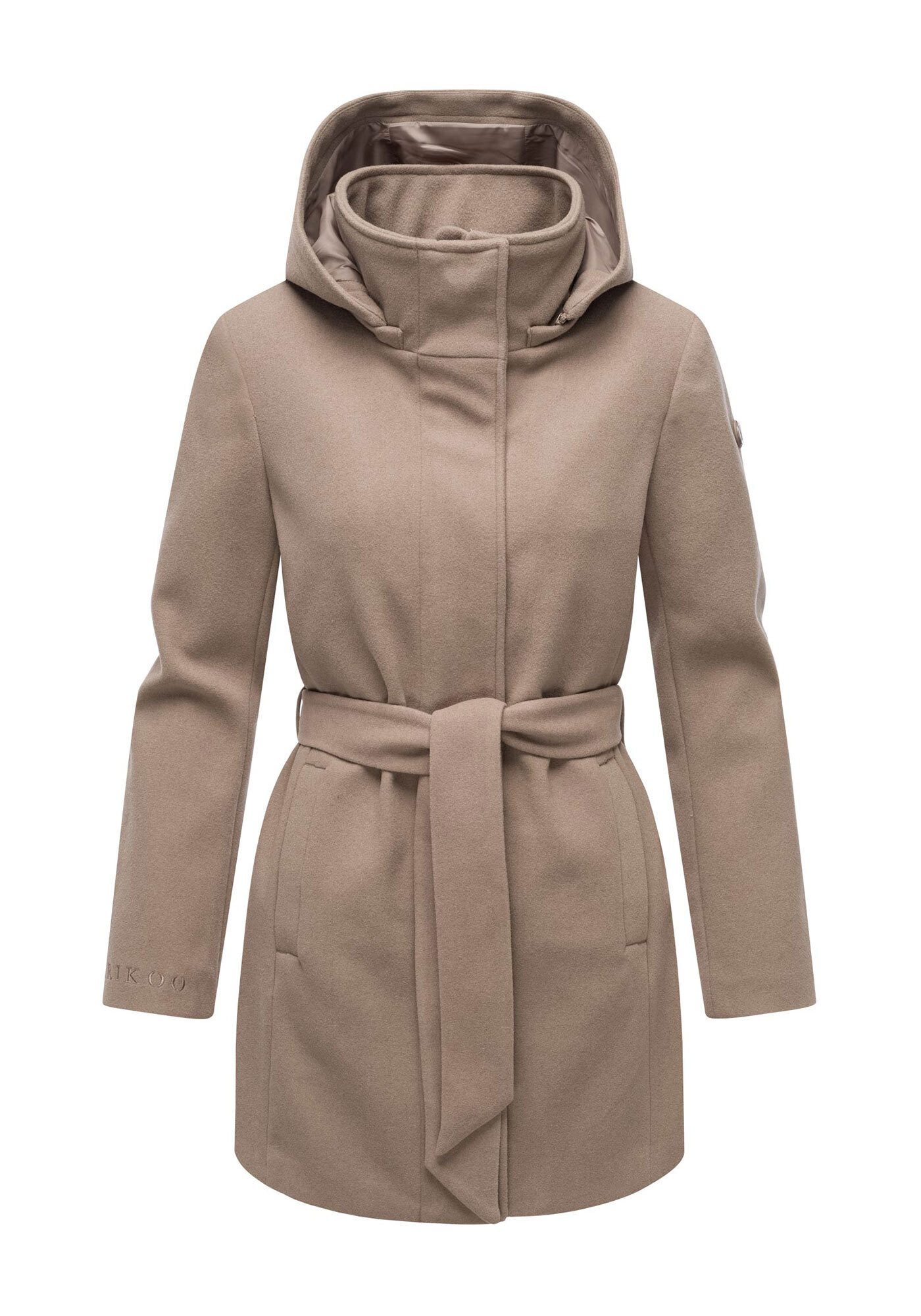 Marikoo Kurzmantel Katalinaa Eleganter Wickel Mantel günstig online kaufen