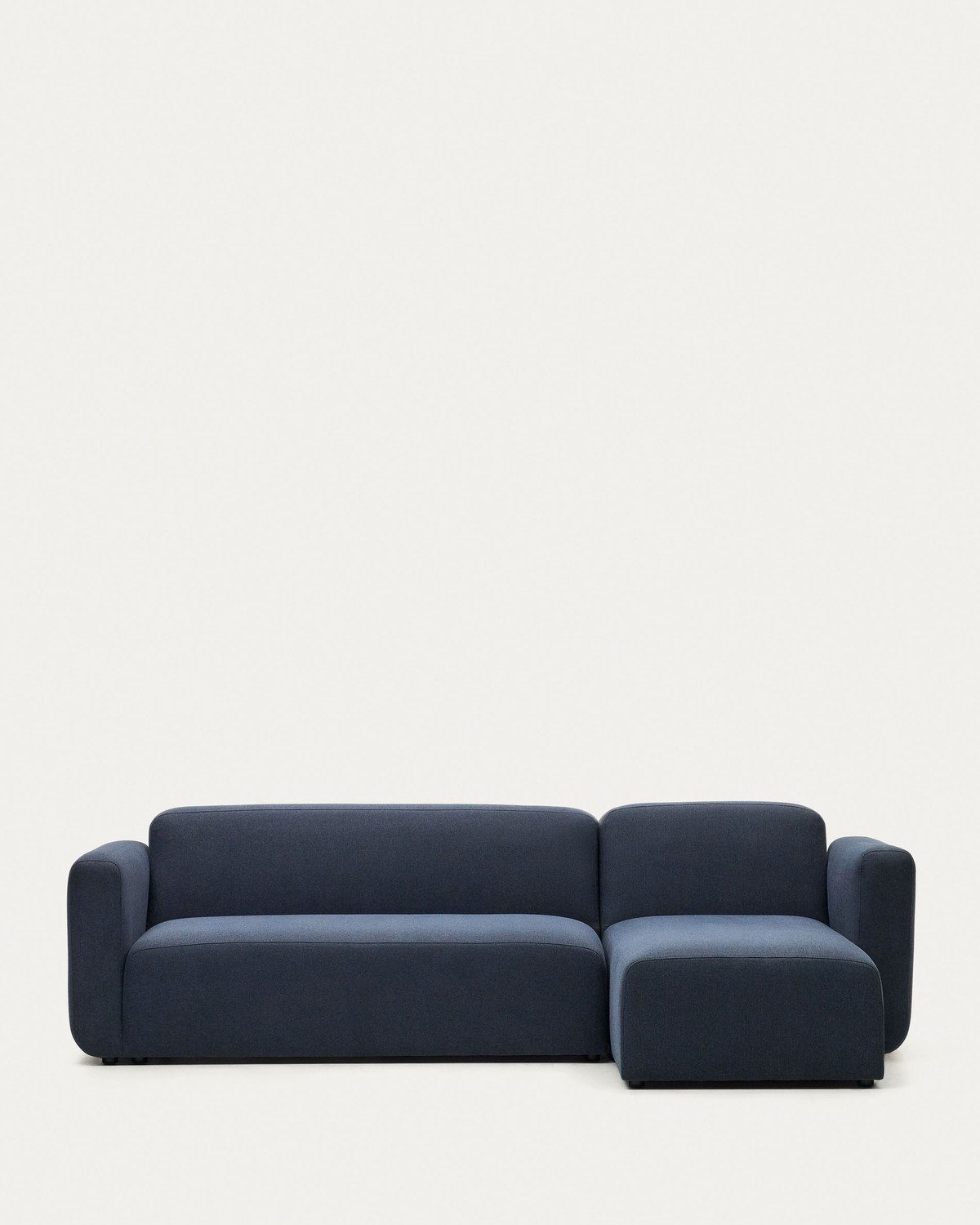 Natur24 Sofa 3-Sitzer-Sofa mit Chaiselongue Neom 263 x 89 x 78 cm Blau