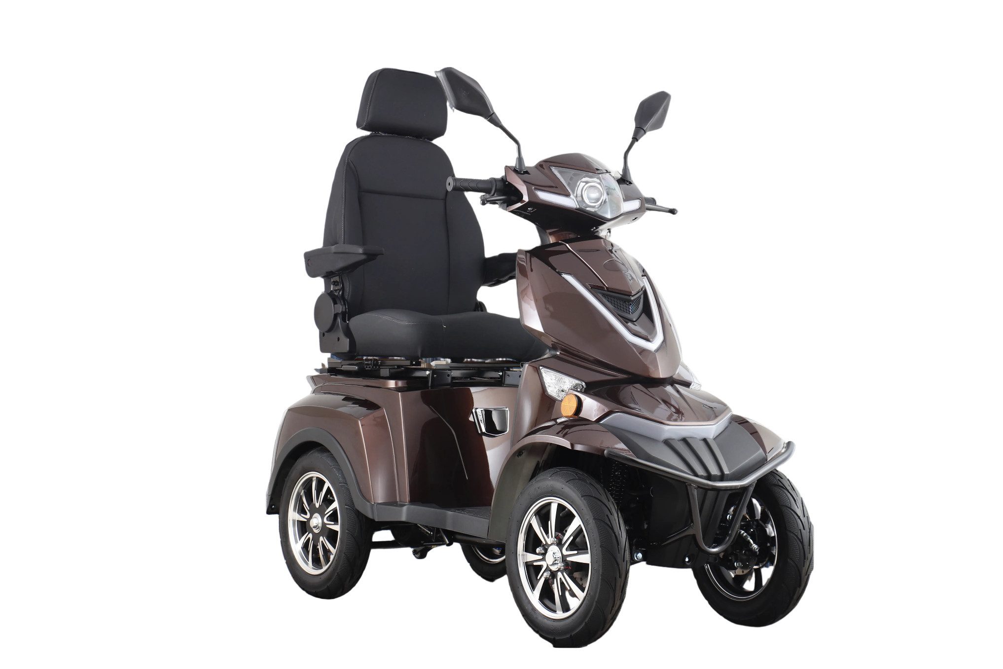Aktiv mobil Elektromobil AM E-Quad 1000, 25 km/h mit Topcase, 1000 W, 25 km/h, Topcase Fassungsvermögen von ca. 36 Litern, Staufach mit ca. 24 Litern