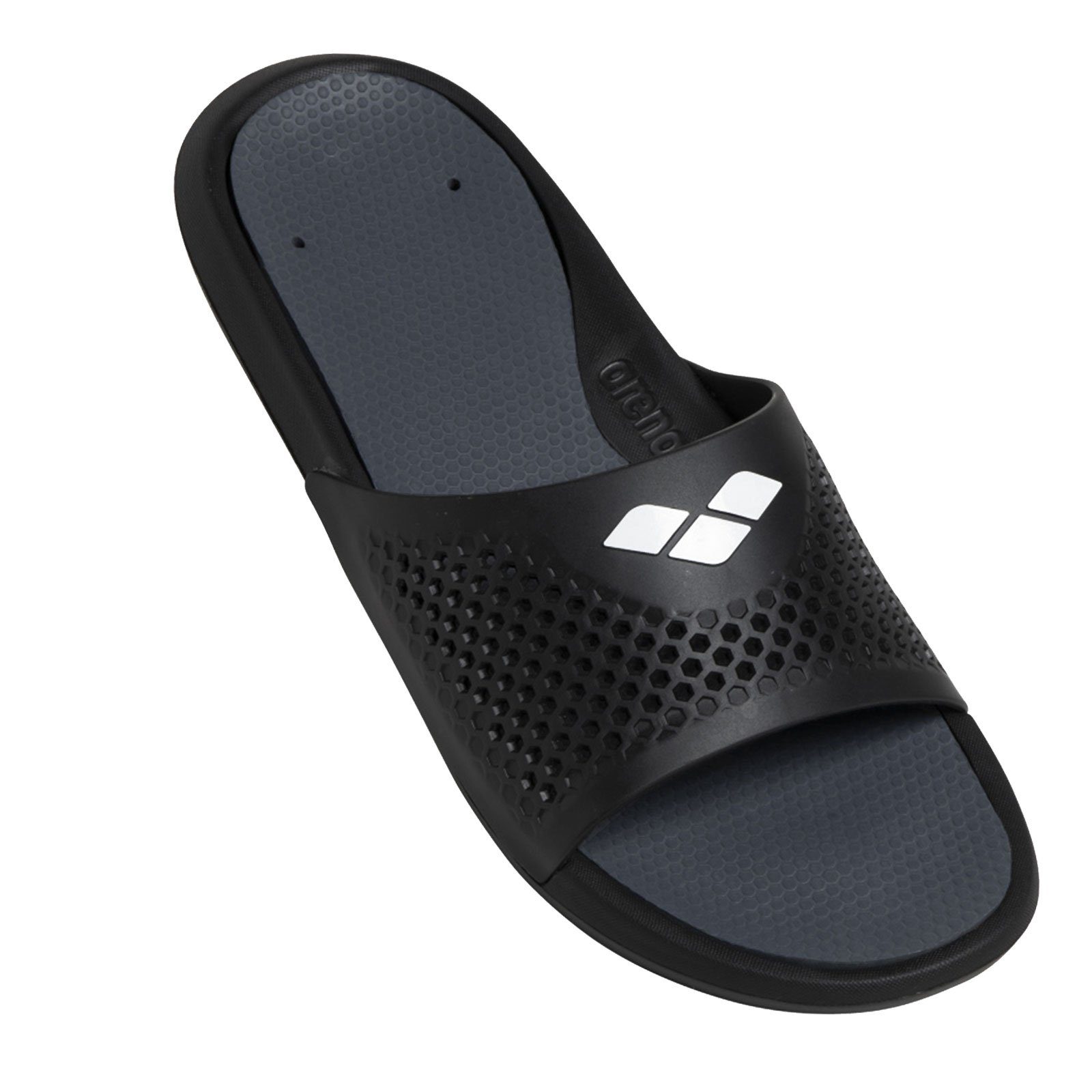 Arena Bruno Badepantolette mit perforierter Oberseite und Abflusslöcher günstig online kaufen