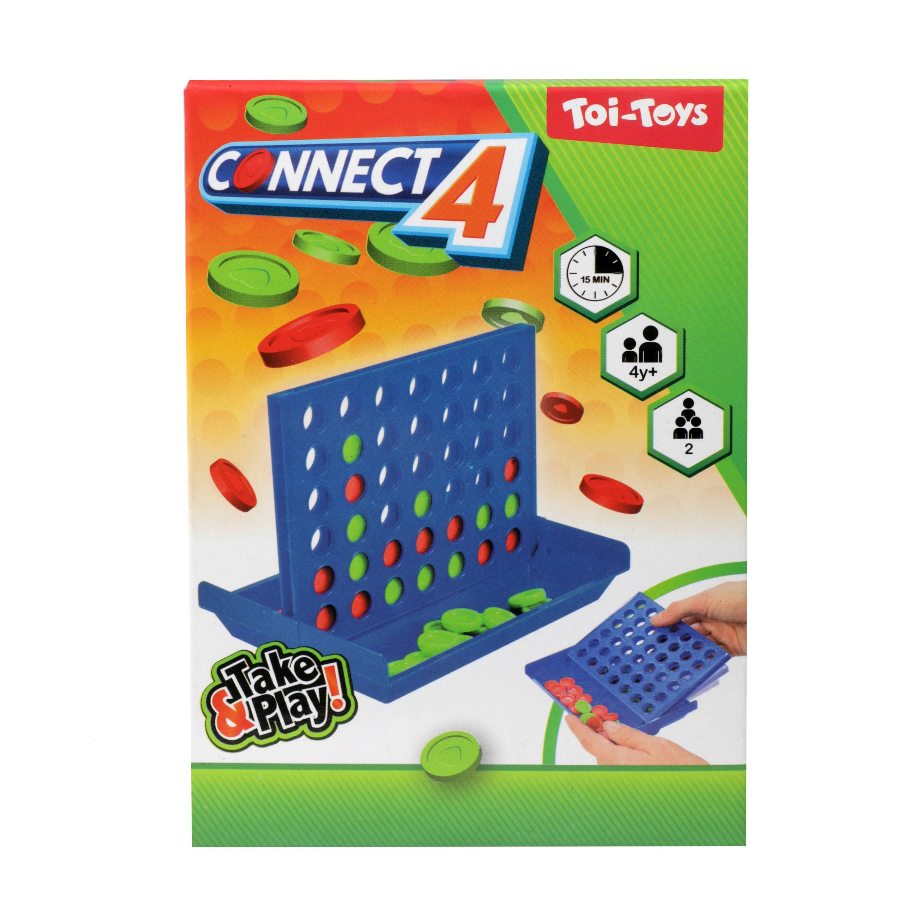 Toi-Toys Spiel Reisespiel - Connect 4