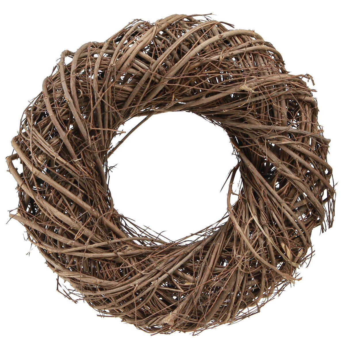 Bastelkranz Ulmenkranz Deko Natur Braun Ø23–25cm 6,5cm 2St Kranz