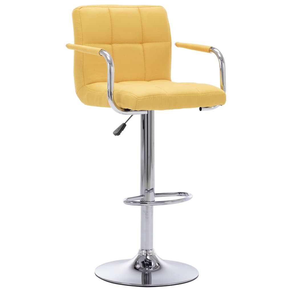 vidaXL Barhocker Barhocker Gelb Stoff (1 günstig online kaufen