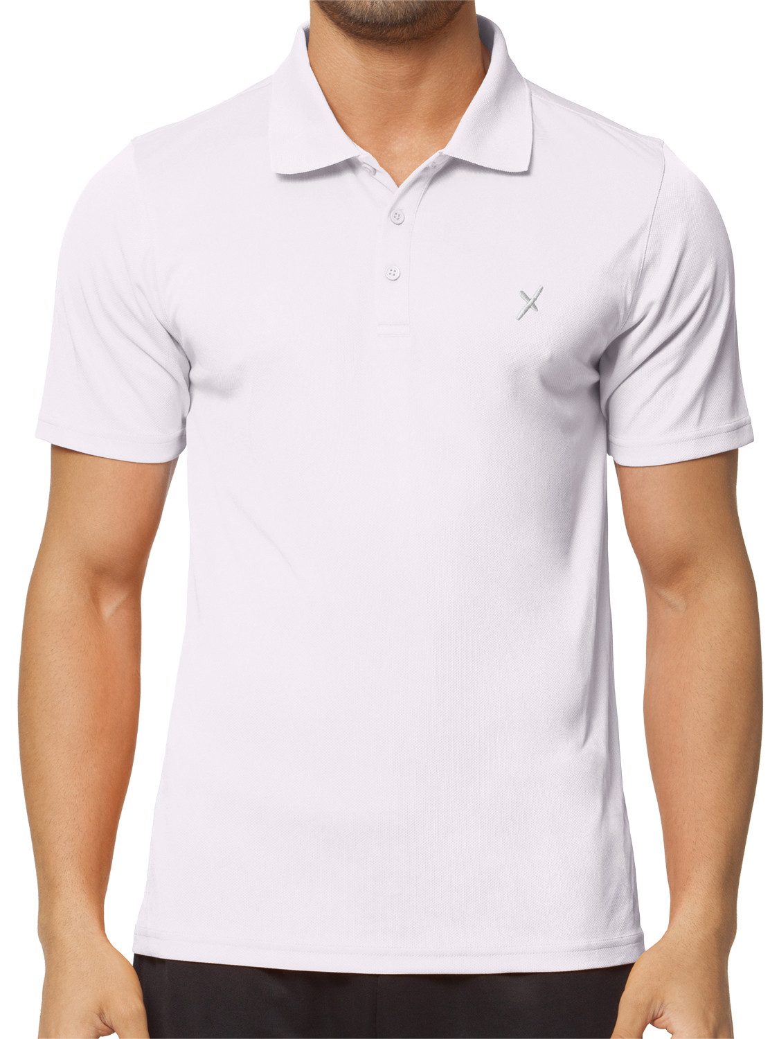 CFLEX Trainingsshirt Herren Sport Fitness Polo-Shirt Sportswear Collection günstig online kaufen