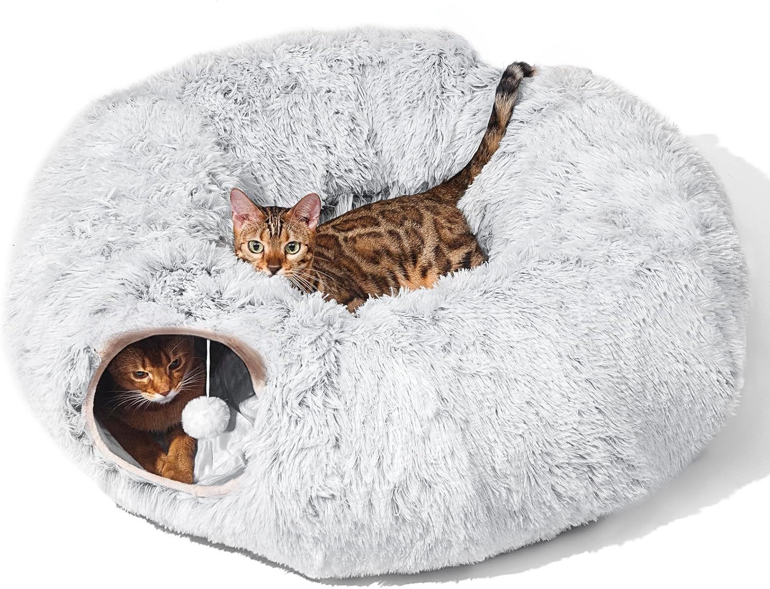 SURFOU Tierbett Katzentunnel mit Waschbarem Kissen günstig online kaufen