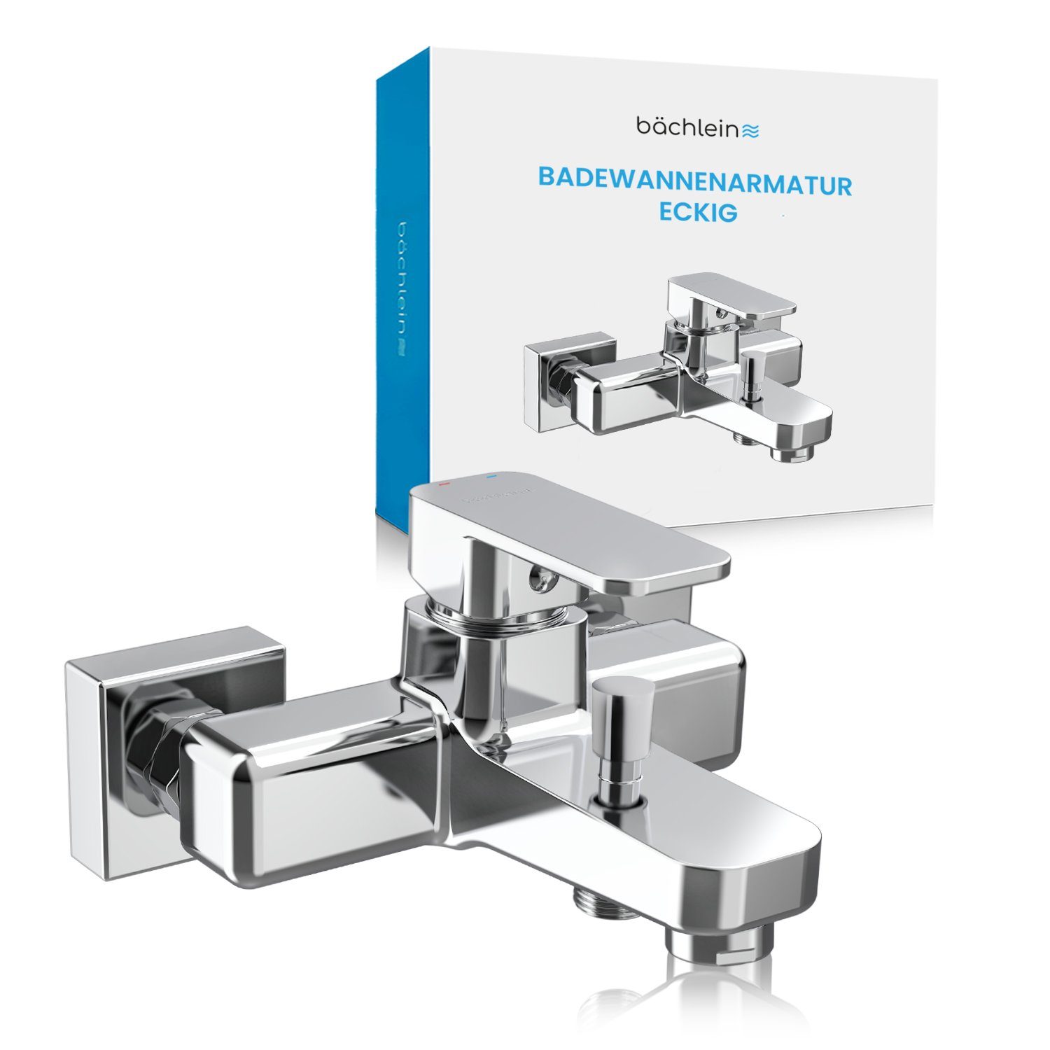 Bächlein Badarmatur Badewannenarmatur Junias - Duscharmatur in chrom oder s günstig online kaufen