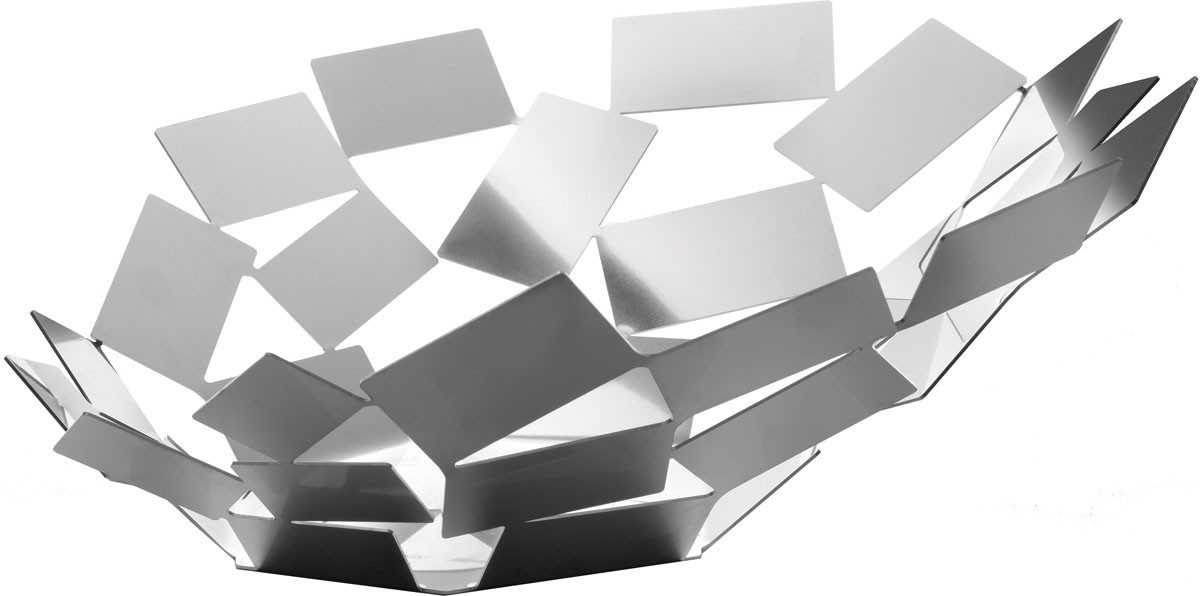 Alessi Schale Kunstobjekt Schale aus Edelstahl
