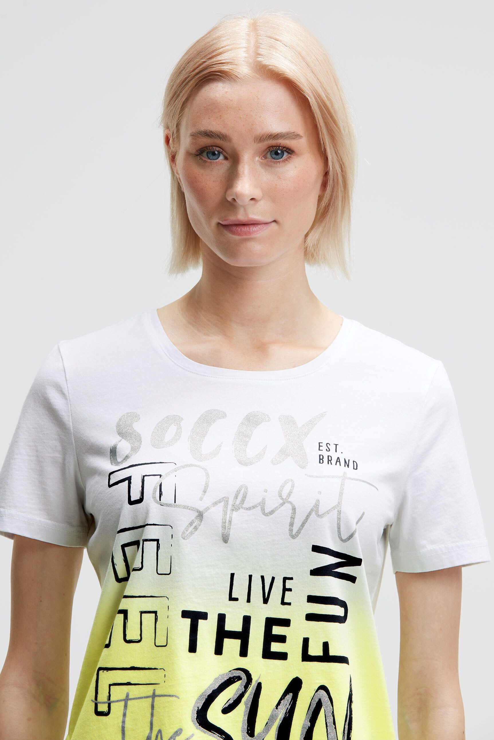 SOCCX Rundhalsshirt aus Baumwolle