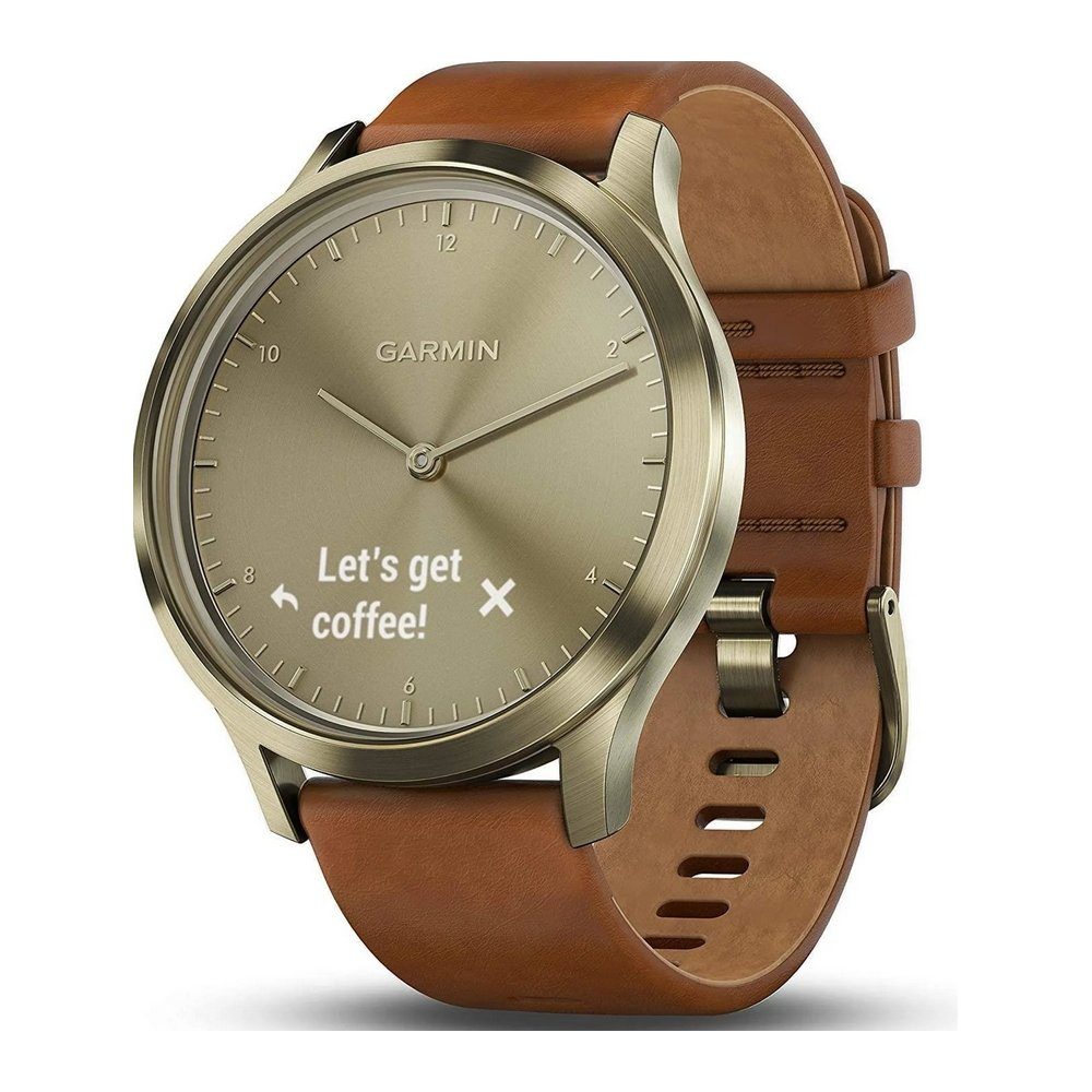 Garmin Vivomove HR Premium - Smartwatch - braun Smartwatch