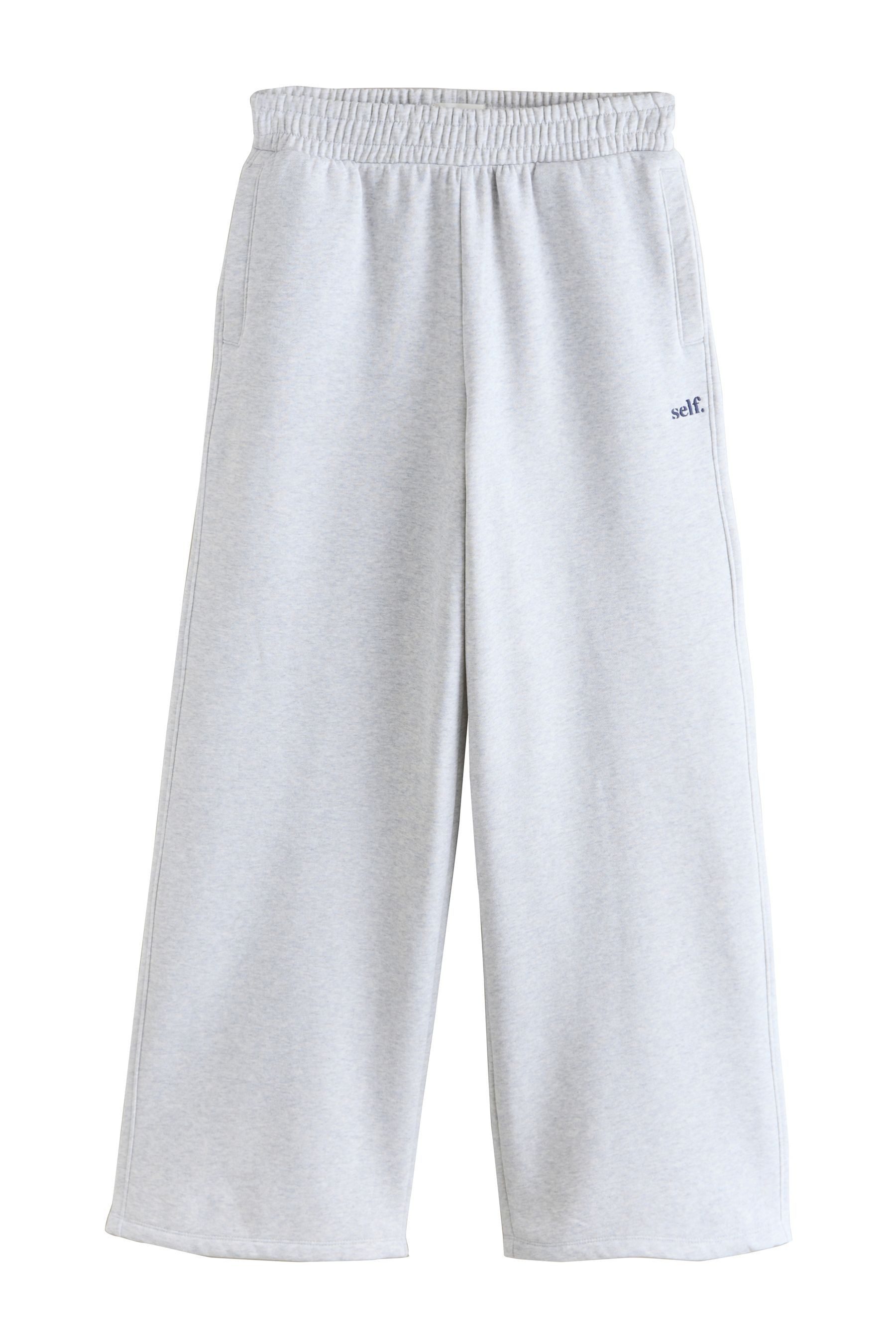 self Jogginghose Self. Jogginghose mit weitem Bein, Kurzgröße (1-tlg)