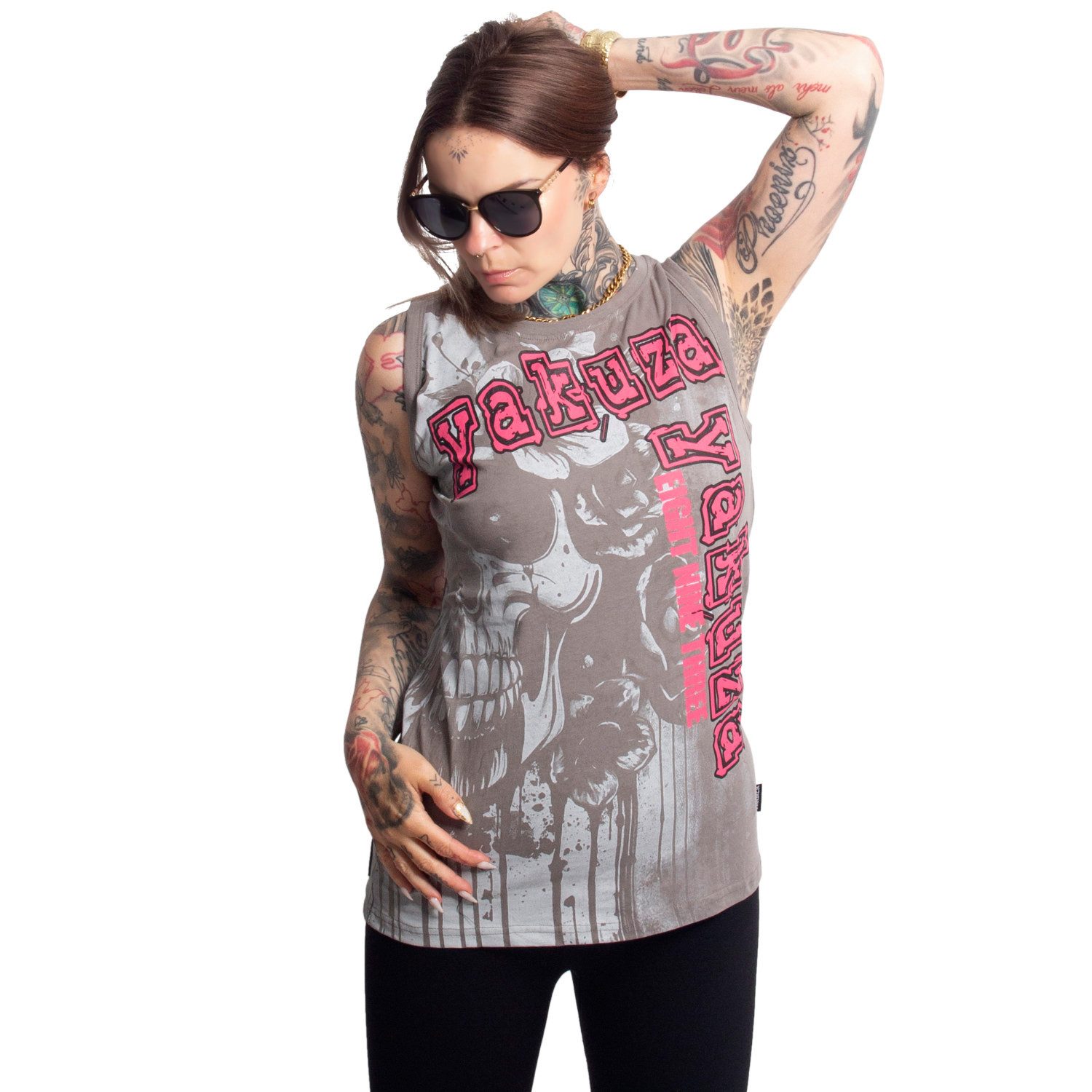 YAKUZA Rundhalsshirt Death Bloom