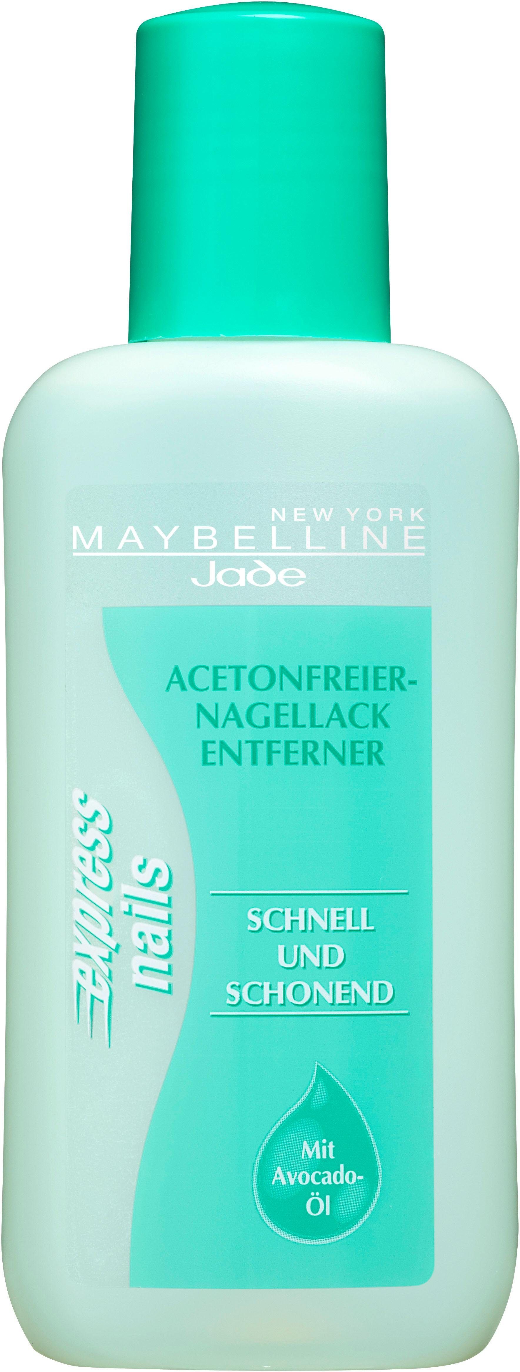 MAYBELLINE NEW YORK Nagellackentferner Express Nails, acetonfrei