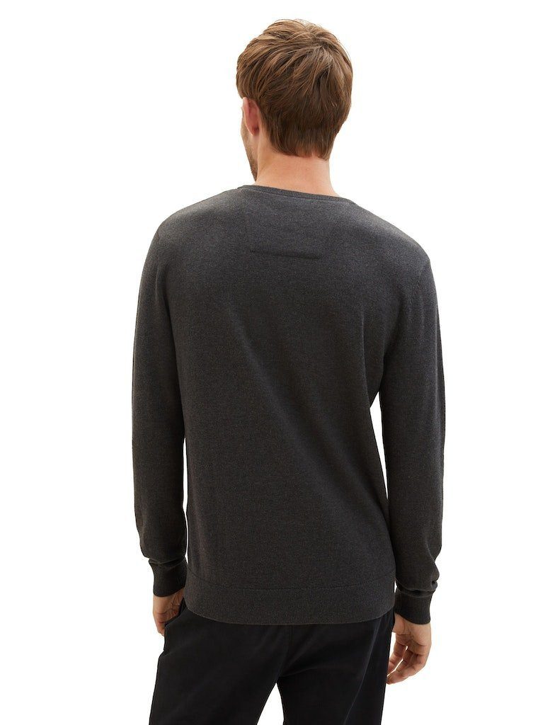 TOM TAILOR Sweatshirt Basic Crew Neck Sweater (1-tlg) günstig online kaufen