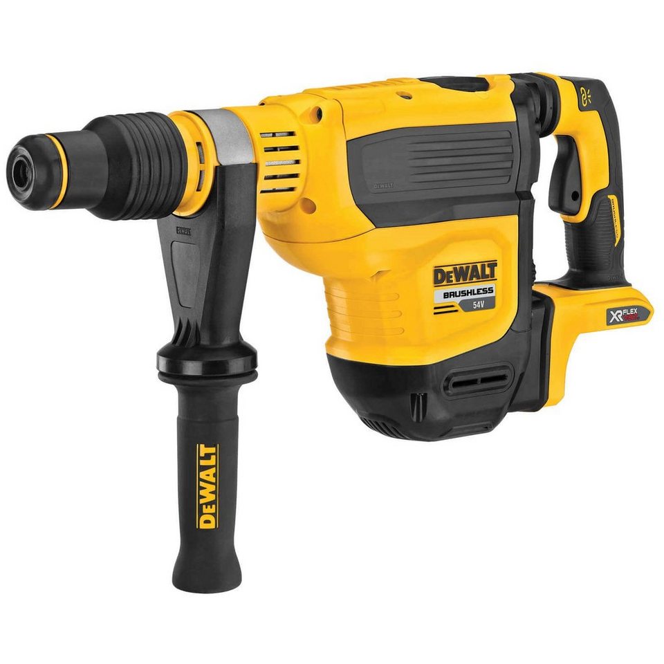 DeWalt Kombihammer DeWALT Akku-Kombihammer DCH614N-XJ 54 V - Meißelhammer,  Hammerbohrer, 54 V, (Set), Inkl. Vibrationsdämpfender Zusatzhandgriff,  Transportkoffer