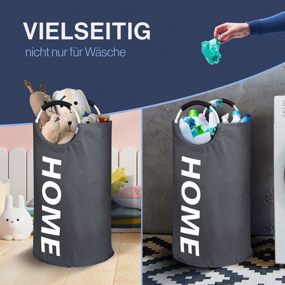 WELLENBORG Wäschekorb Wäschekörbe Laundry baskets faltbar (1 St), Waschekor günstig online kaufen
