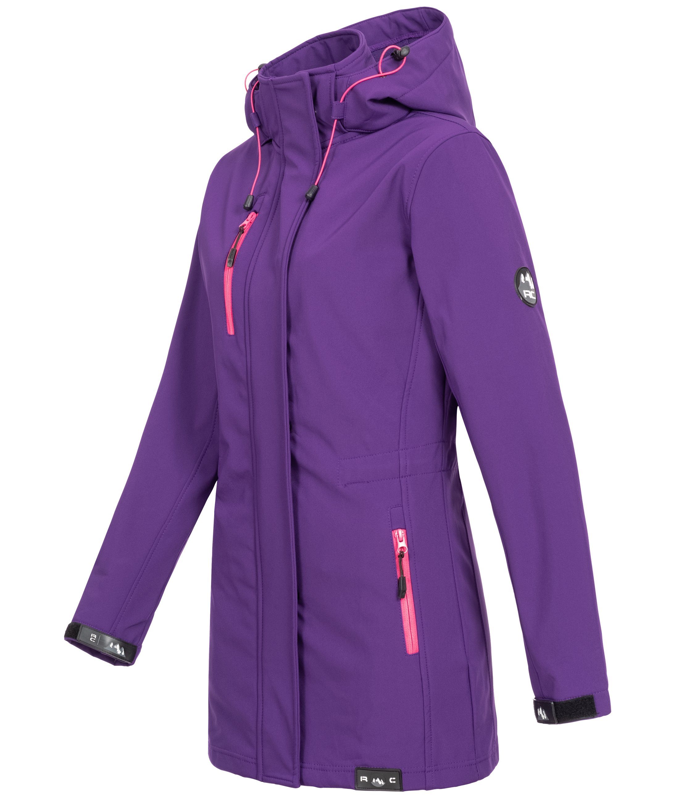 Rock Creek Softshelljacke Damen Softshellmantel Wanderjacke günstig online kaufen