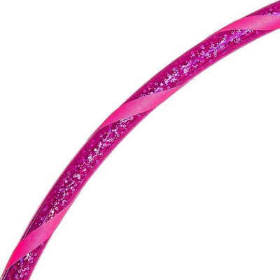 Hoopomania Hula-Hoop-Reifen Glamour Hula Hoop Reifen Ø70cm, in Pink