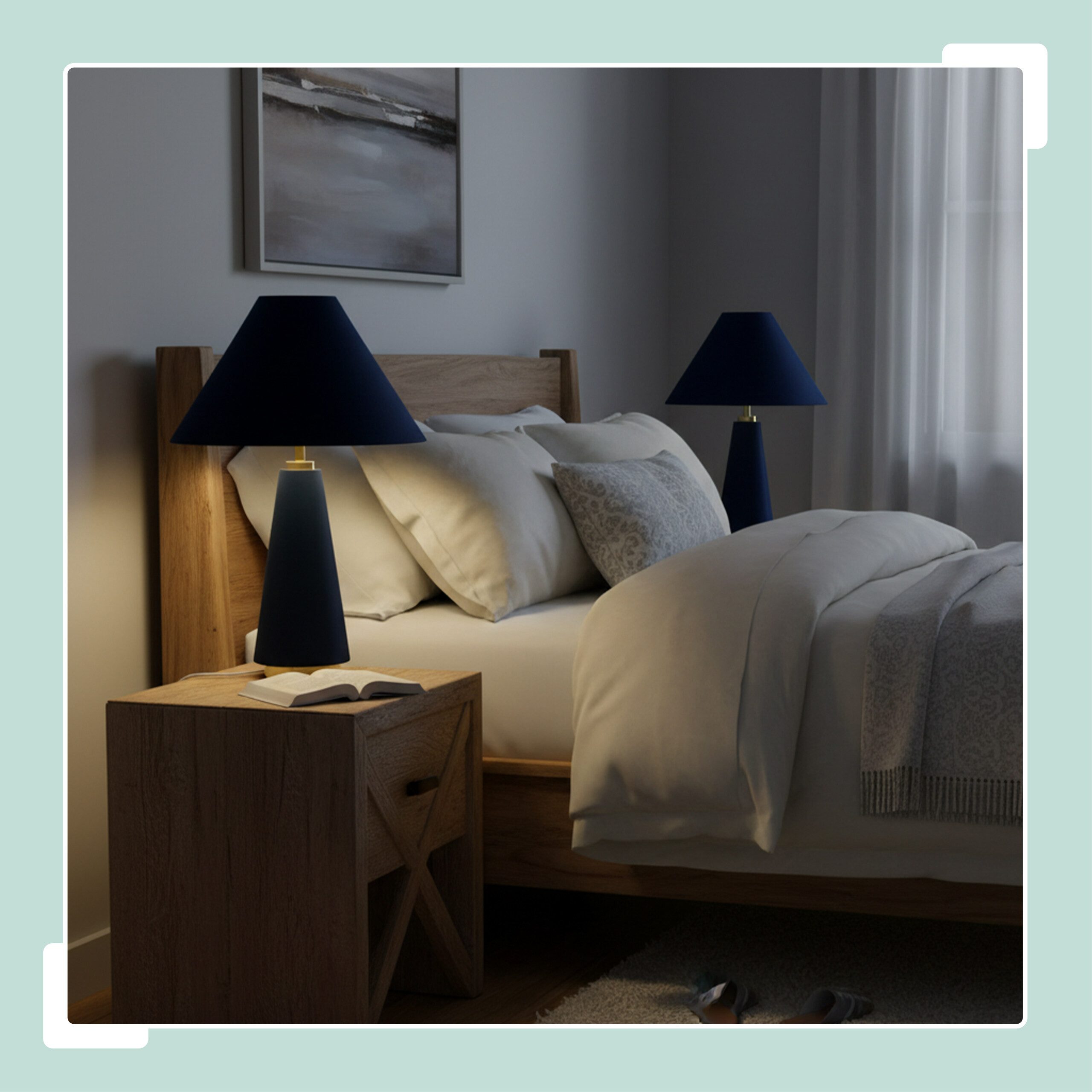 relaxdays Nachttischlampe Tischlampe mit Samtschirm, Ein-/Ausschalter, ohne Leuchtmittel, D