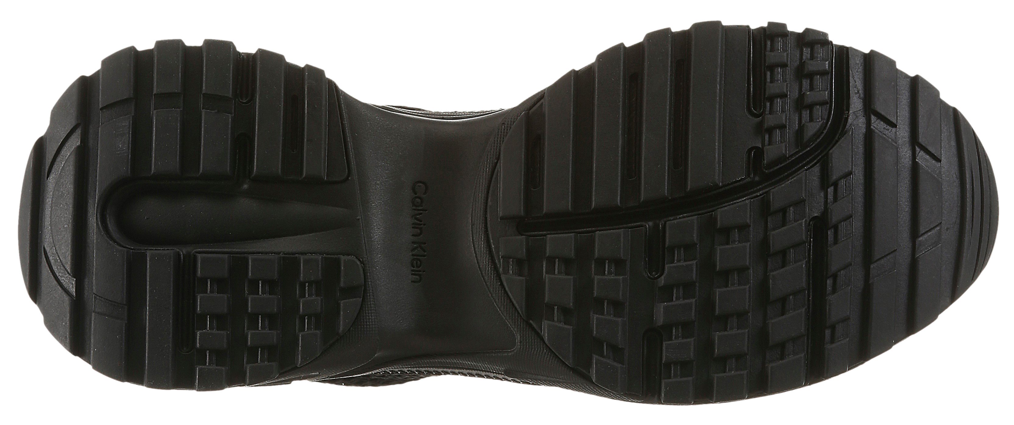 Calvin Klein HIKE RUNNER LACEUP MESH Plateausneaker Chunky Sneaker, Halbschuh, Freizeitsneaker mit Profilsohle