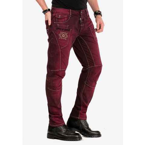 Cipo & Baxx Slim-fit-Jeans im Antique Look