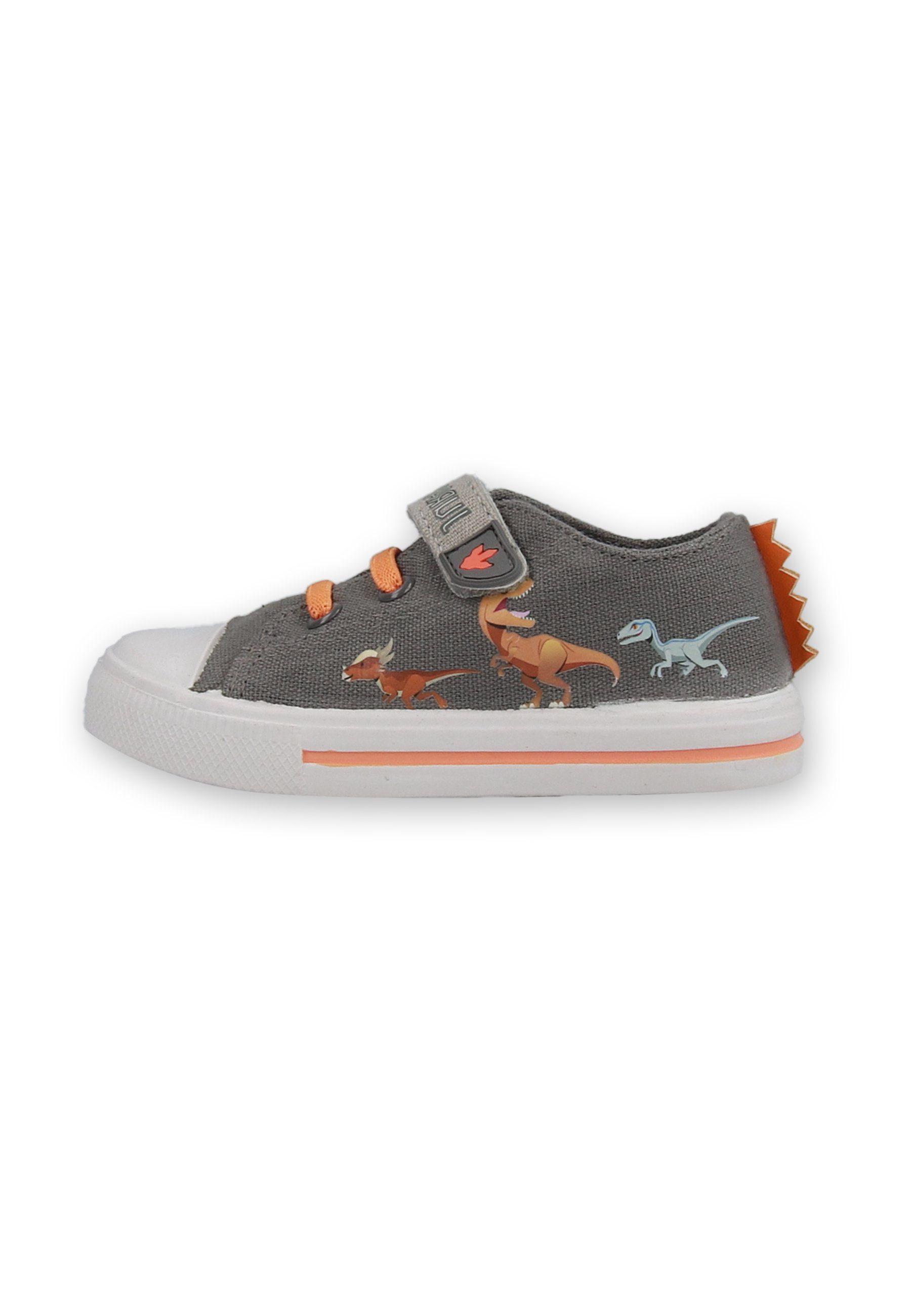 Kids2Go Kids2Go Jurassic World Cute - Leinen Sneaker Sneaker (1-tlg) Mit Klettverschluss. Jurassic World Motiv. DinoZacken an der Ferse