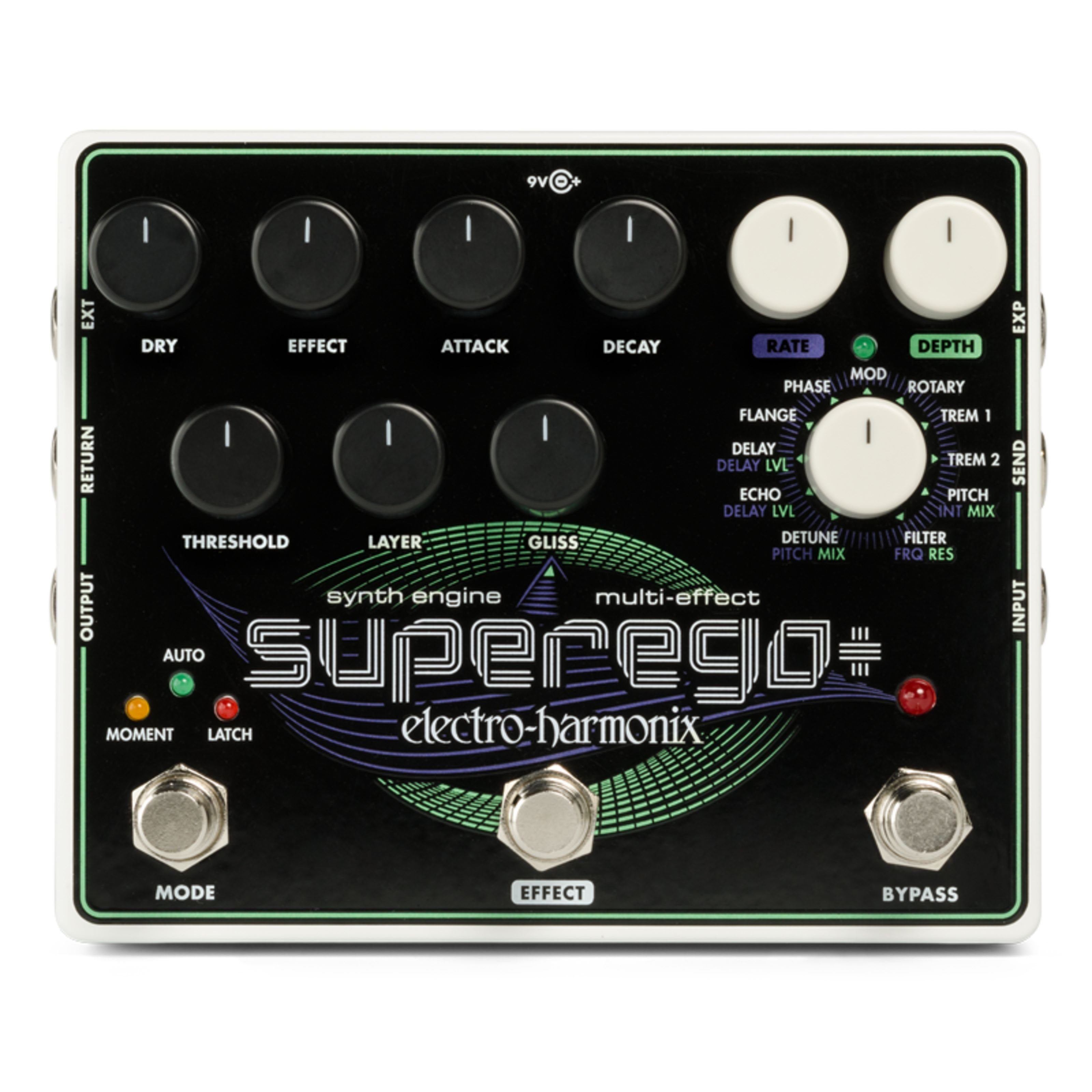 Electro Harmonix Musikinstrumentenpedal, (Effekte, Sonstige Effekte), Superego+ - Effektgerät für Gitarren