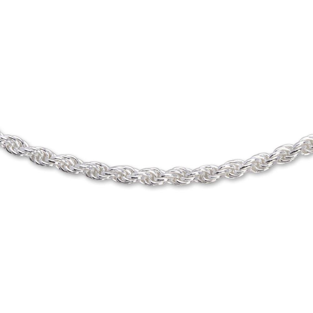 Unique Silberkette Kordelkette 2mm aus 925er Sterlingsilber (40cm) – Bild 4 von 4