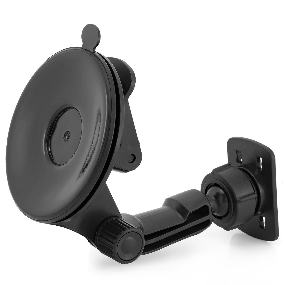 MidGard Navigationsgeräte-Halterung 4-Krallen Armaturenbrett / Windschutzscheibe Autohalterung für Navi, (für Navigon, Falk, Becker, Garmin, NavGear, Medion, TomTom)