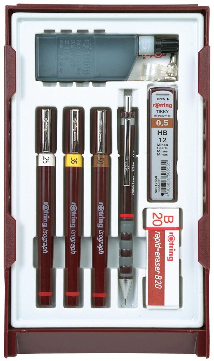 ROTRING Füller Rotring S0699380 Tuschefüller Isograph College Set
