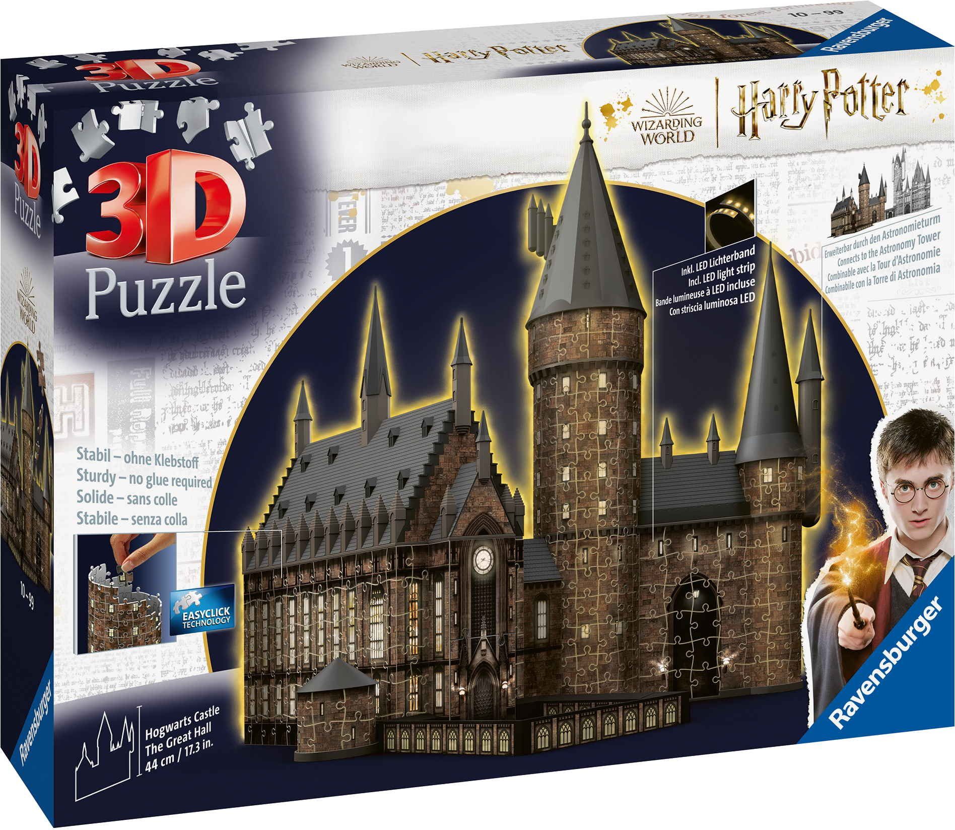 Ravensburger 3D-Puzzle 540 Teile 3D Puzzle Harry Potter Hogwarts Castle Hal günstig online kaufen