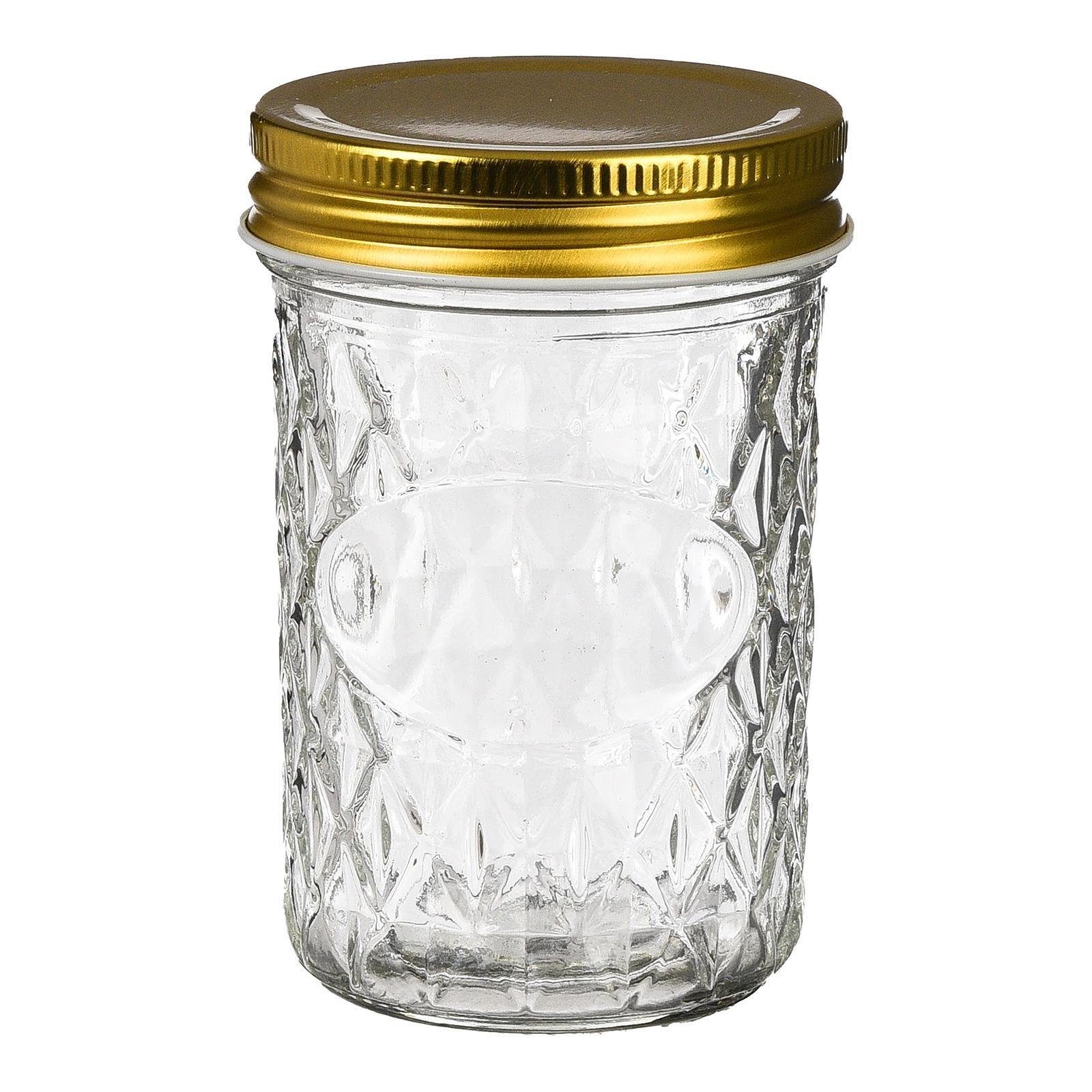 Depot Vorratsglas »Vorratsglas Diamond«, Glas, (Packung, 1 Stück  Vorratsglas), aus Glas, Weißblech, Ø 7 Zentimeter, H 10 Zentimeter online  kaufen | OTTO