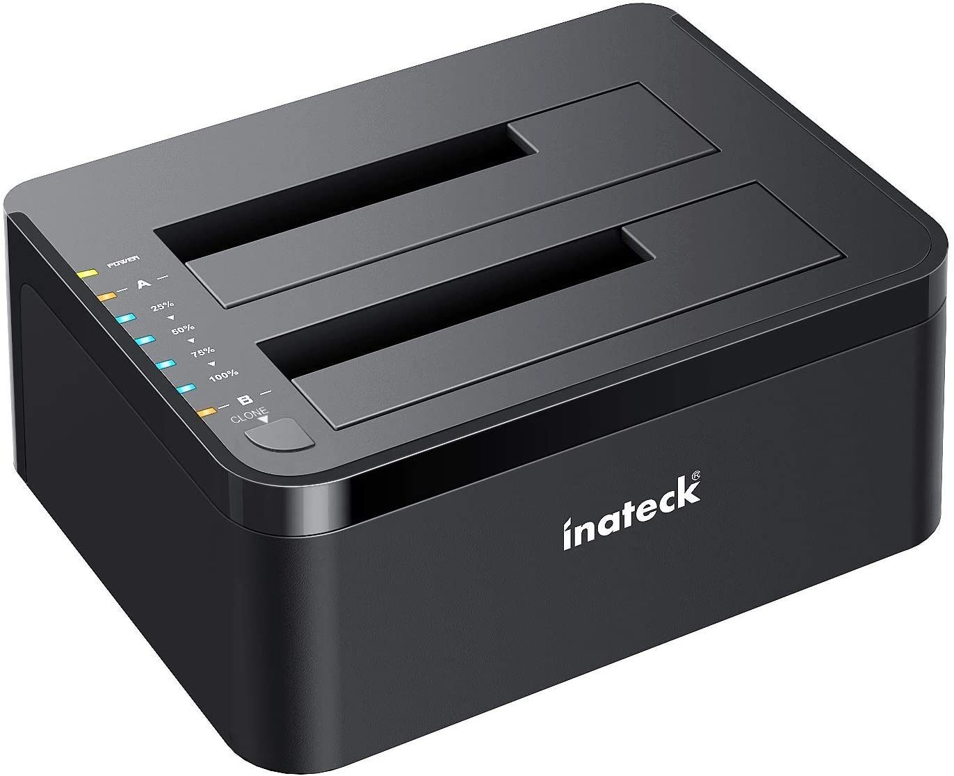 Inateck Festplatten-Dockingstation USB 3.0, SATA Dual-Schacht Docking