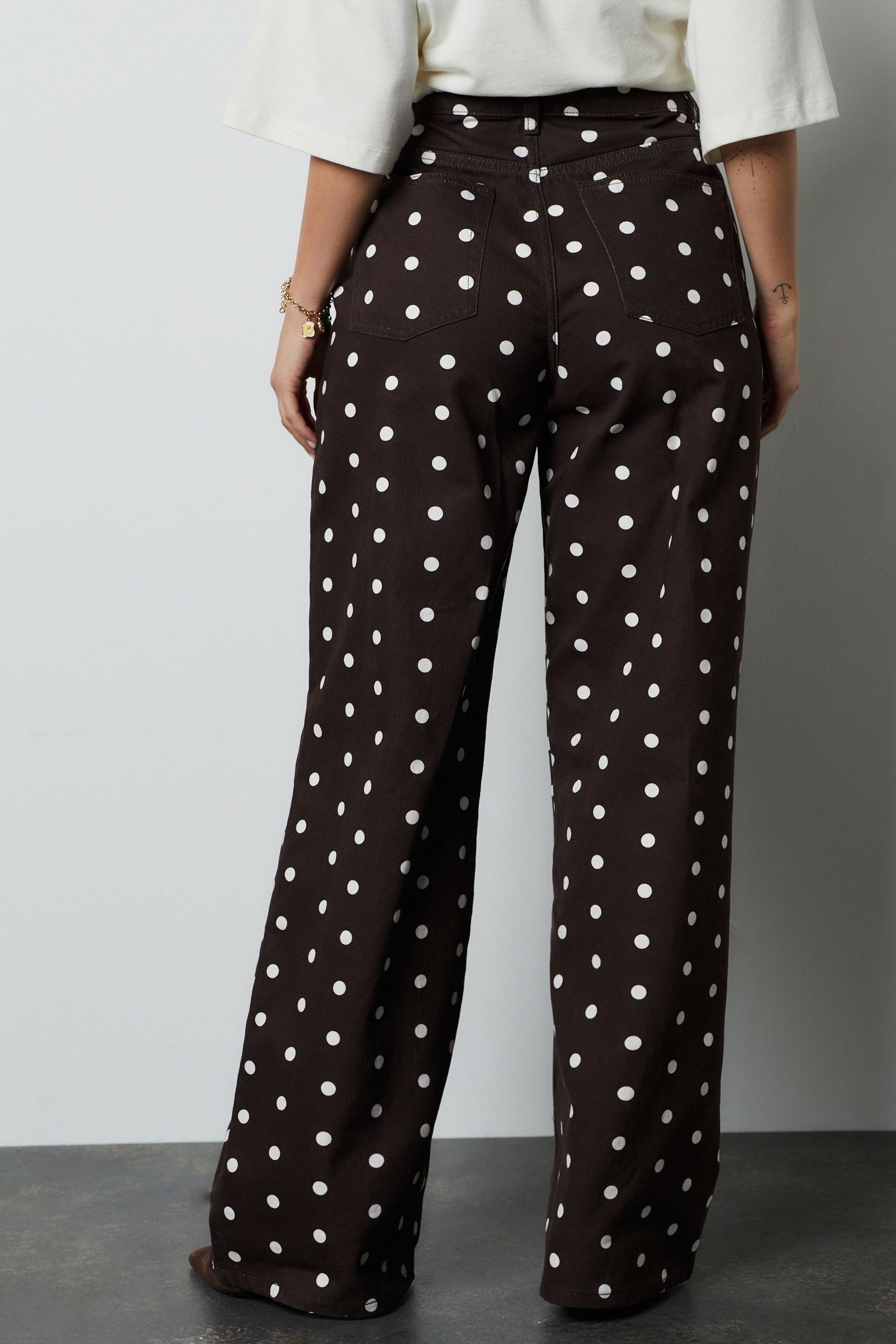 Next Weite Jeans Jeans mit weitem Bein aus 100 % Baumwolle (1-tlg) günstig online kaufen
