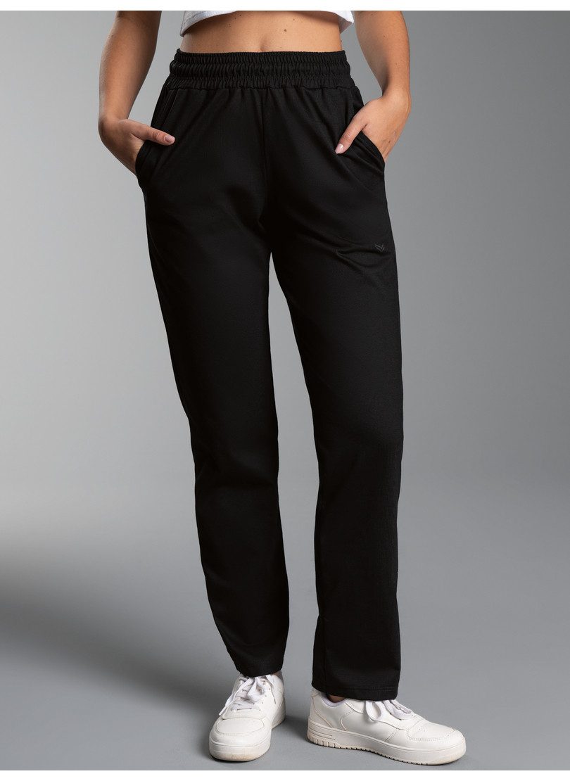 Trigema Jerseyhose TRIGEMA Hose DELUXE Baumwolle (1-tlg)
