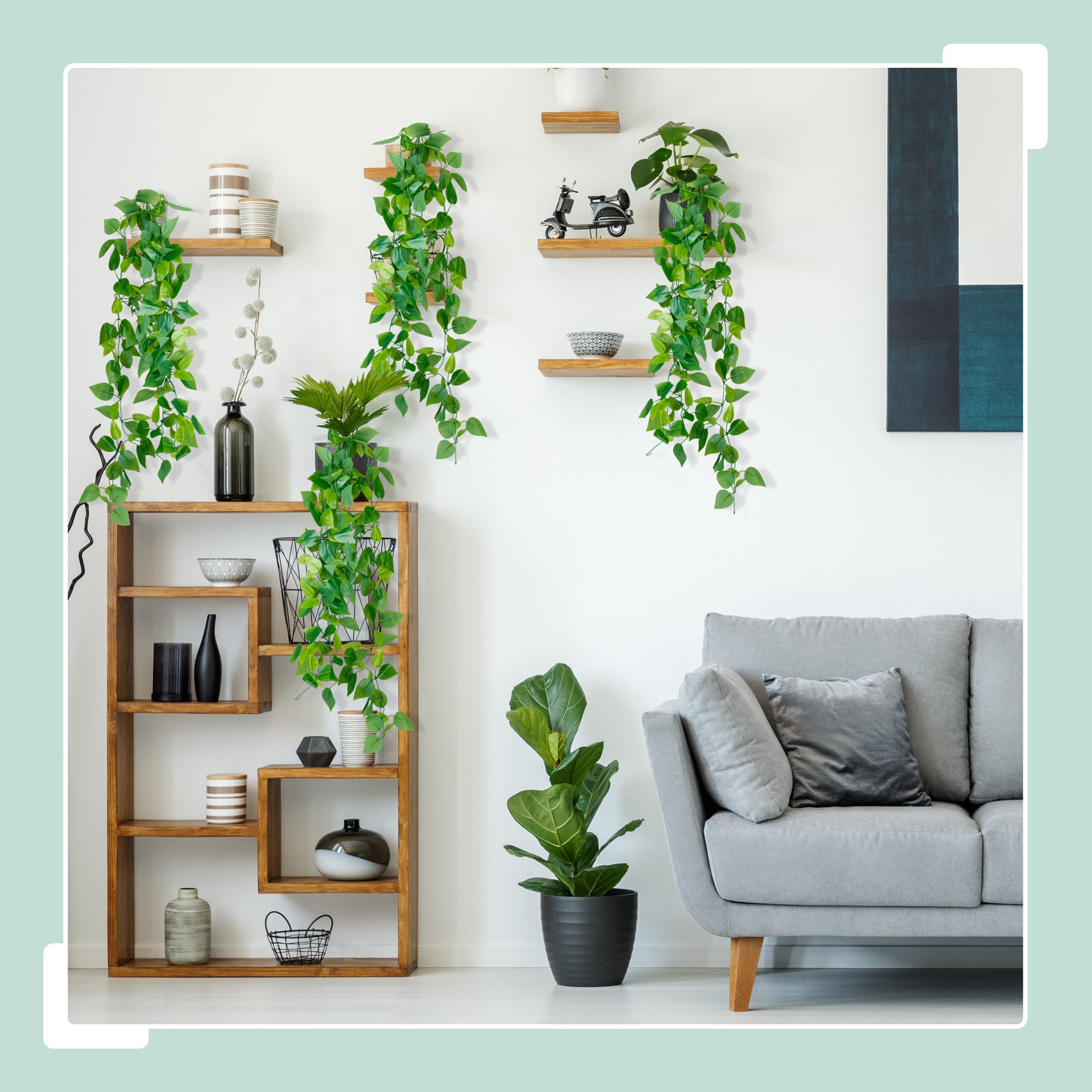 Kunstpflanze Künstliche Efeutute im 4er Set Efeutute, relaxdays, Höhe 100 c günstig online kaufen