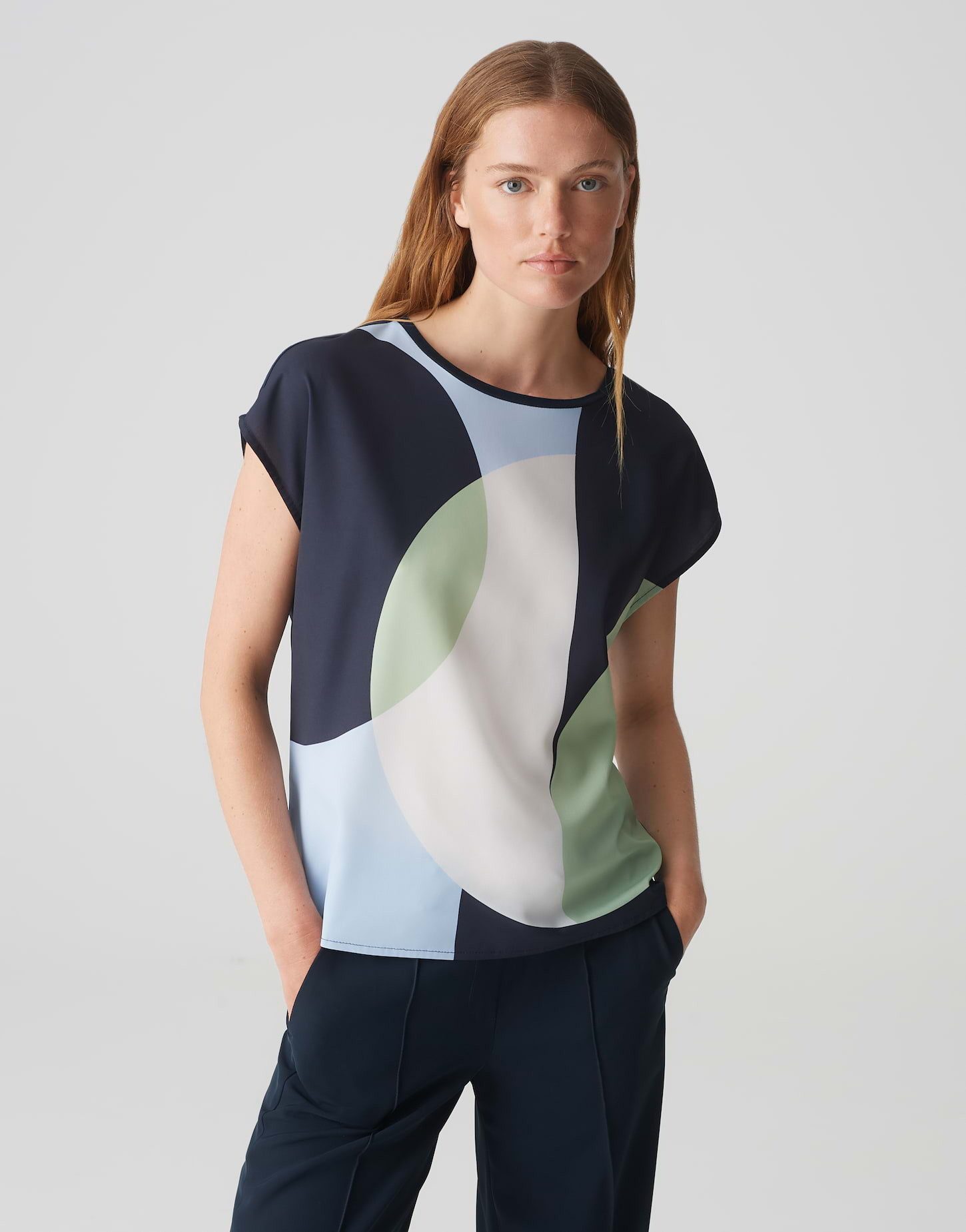 OPUS Print-Shirt SALOMA PRINT Regular aus günstig online kaufen