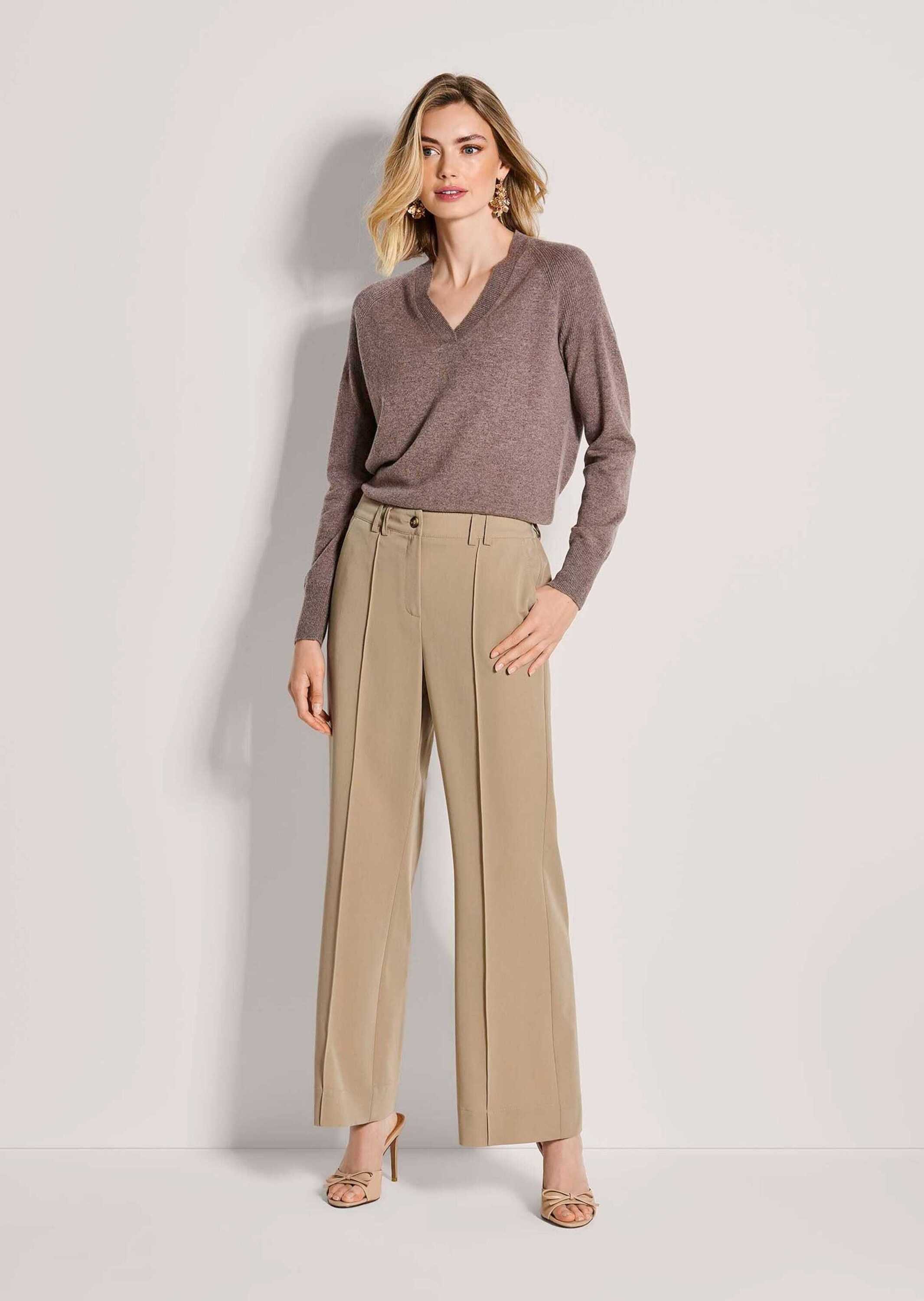 Stoffhose Stoffhose mit Biesen
