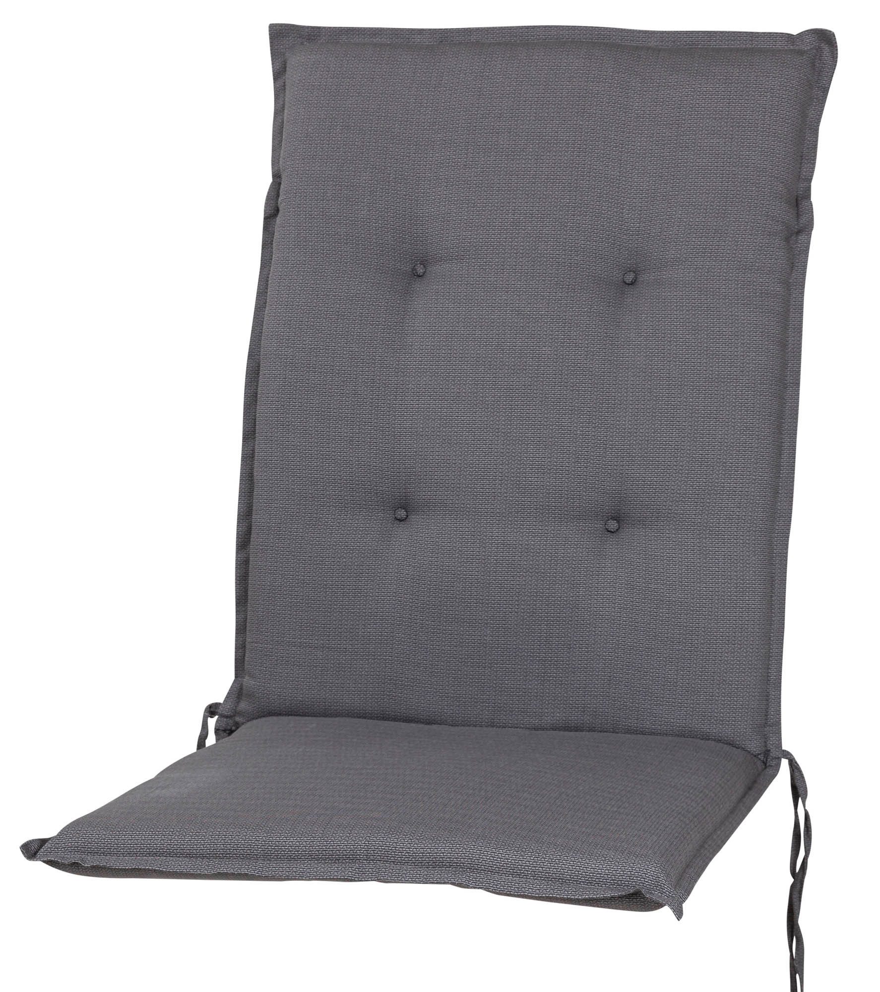 Sun Garden Polsterauflage Mittellehner Rustico 50431-712 grau 108x48x5 cm Sun Garden, (1 St)