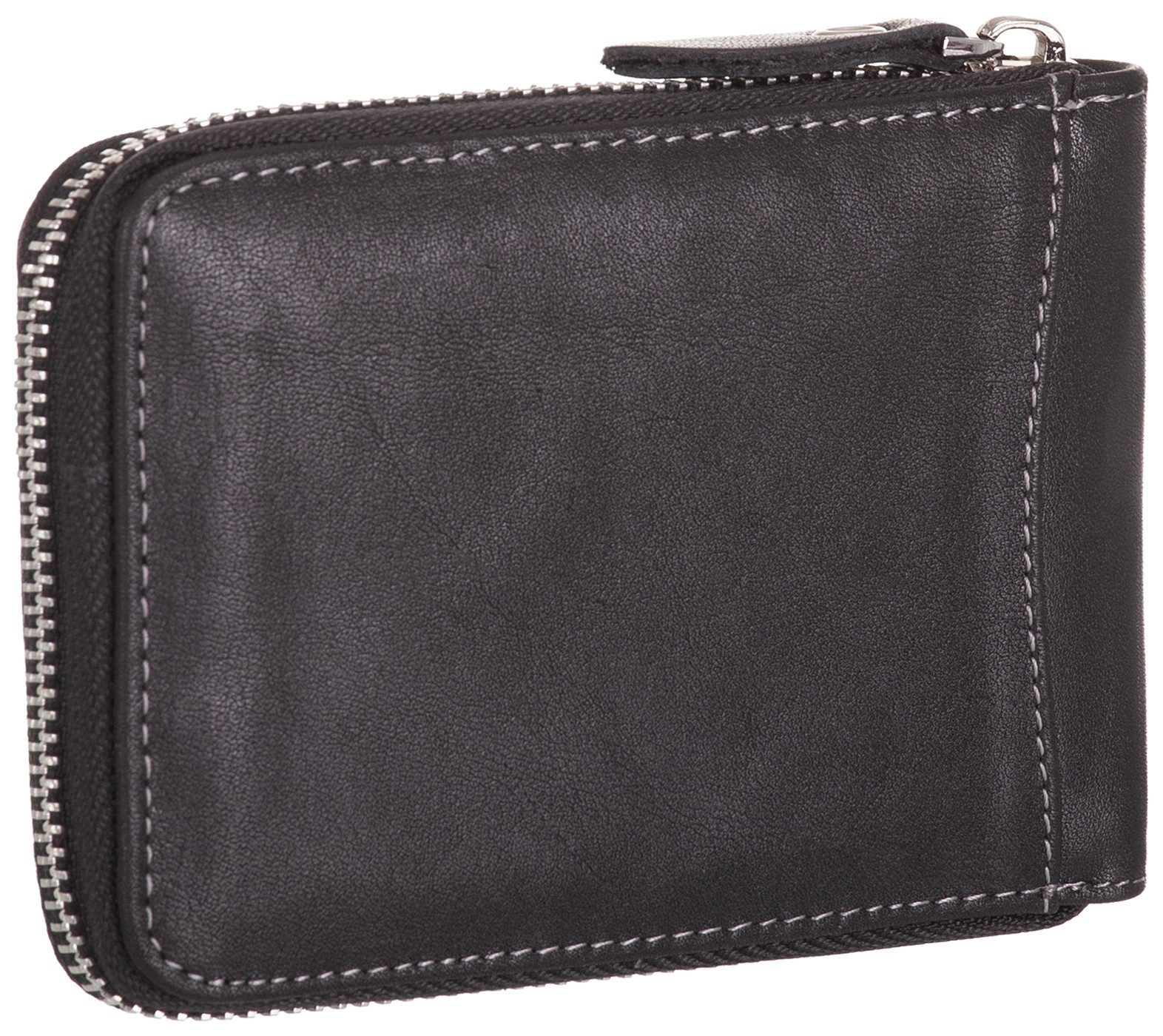BAG STREET Geldbörse, Geldbörse Echt Leder RFID mit Reißverschluss Portemonnaie Geldbeutel