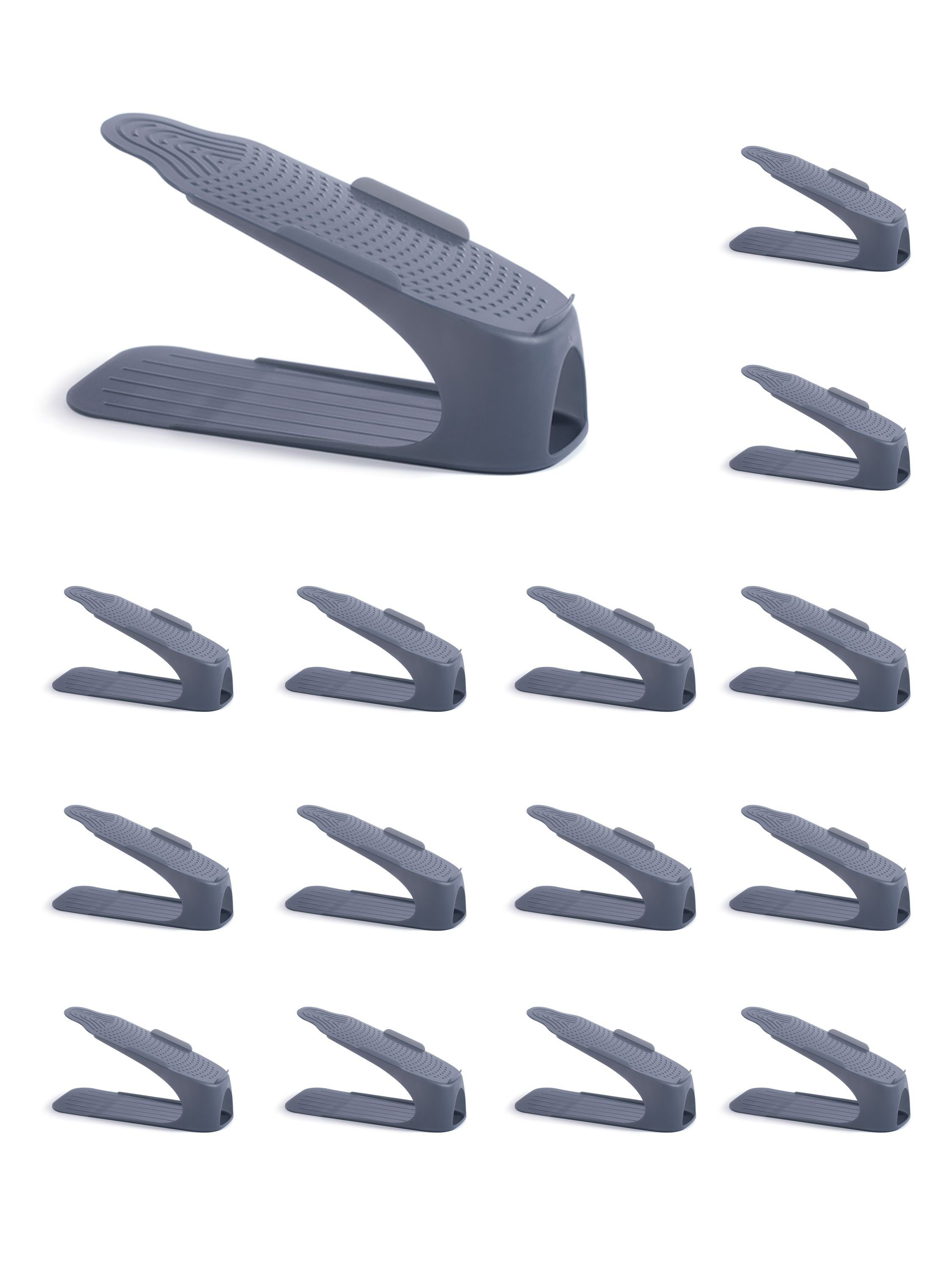Garronda Schuhabtropfschale Schuhorganizer Schuhregal Größen 30-38 günstig online kaufen